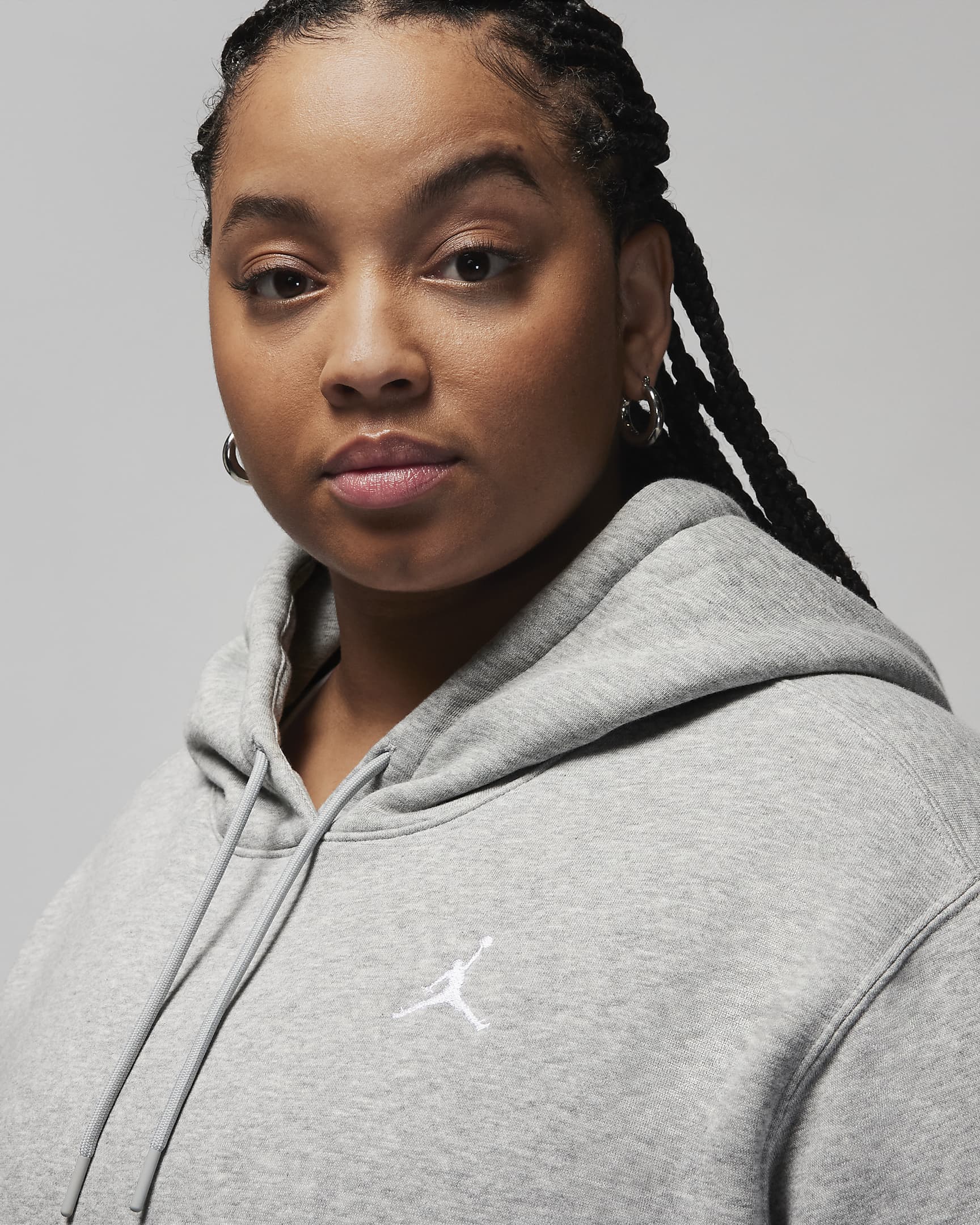 Jordan Brooklyn Fleece Women's Hoodie (Plus Size). Nike PT