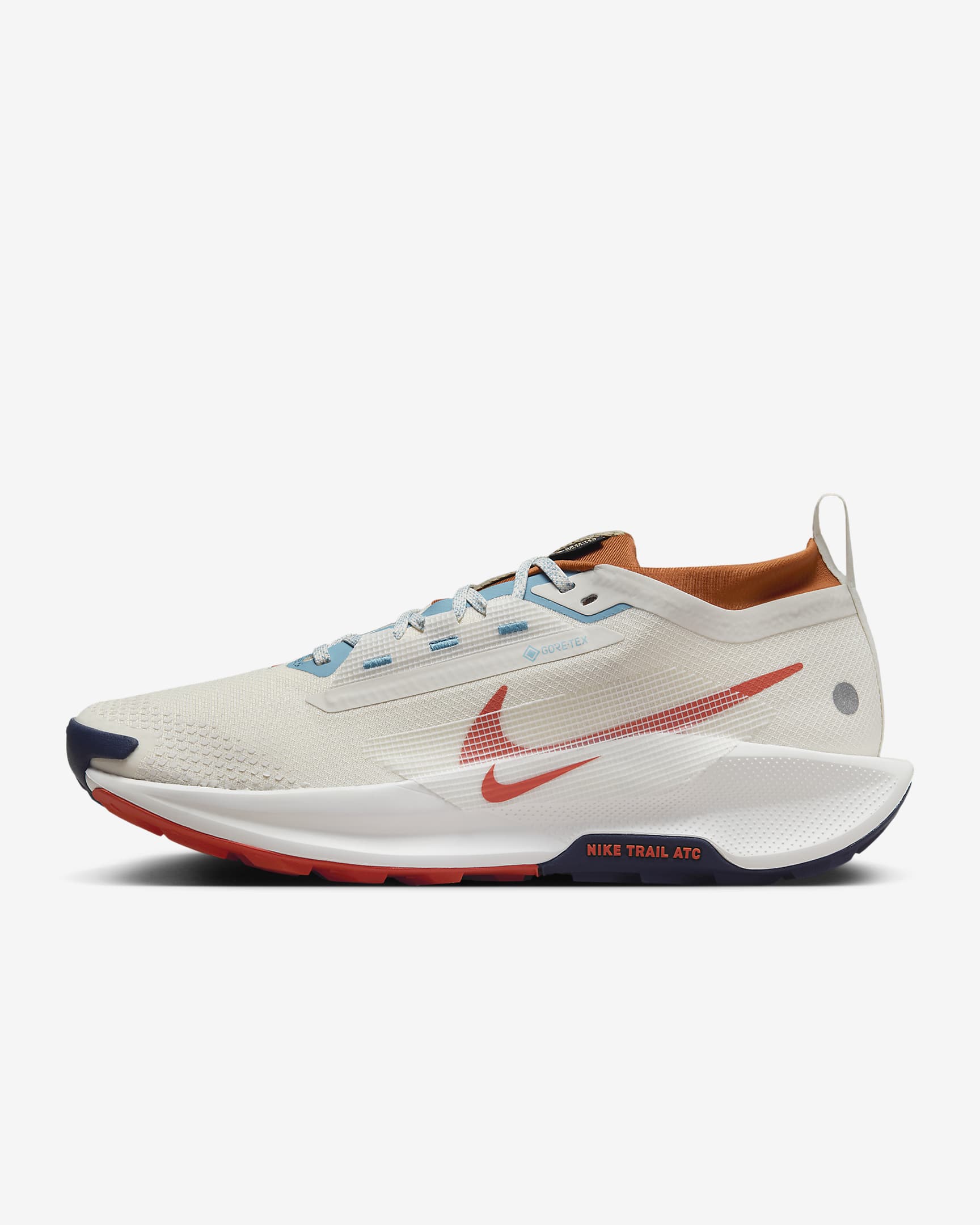 Nike Pegasus Trail 5 GORE-TEX Su Geçirmez Arazi Tipi Erkek Koşu Ayakkabısı - Phantom/Dark Russet/Denim Turquoise/Vintage Coral