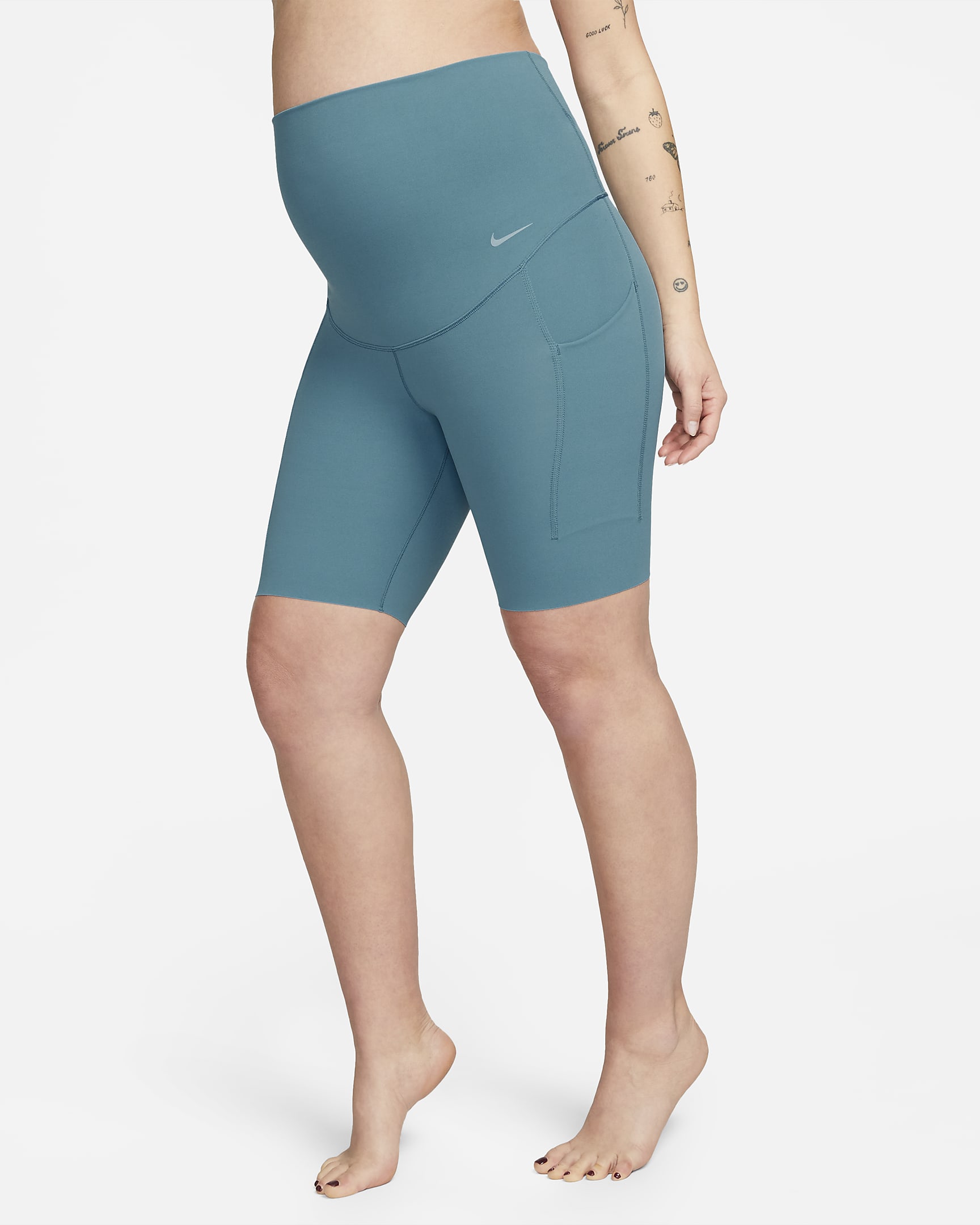 Nike Zenvy (M) Women's Gentle-support High-waisted 20cm (approx.) Biker ...