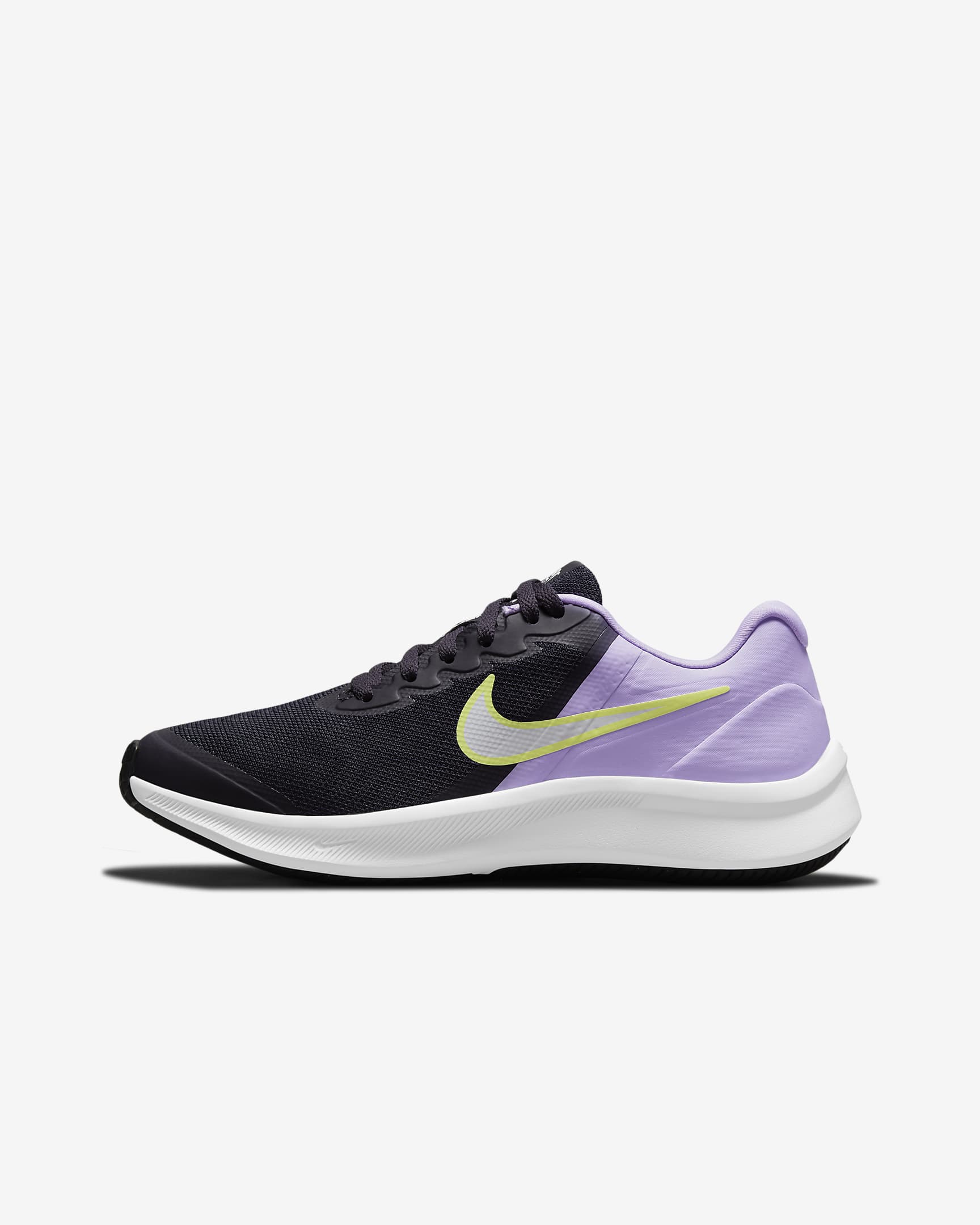 Nike Star Runner 3 Older Kids' Road Running Shoes - Cave Purple/Lilac/White