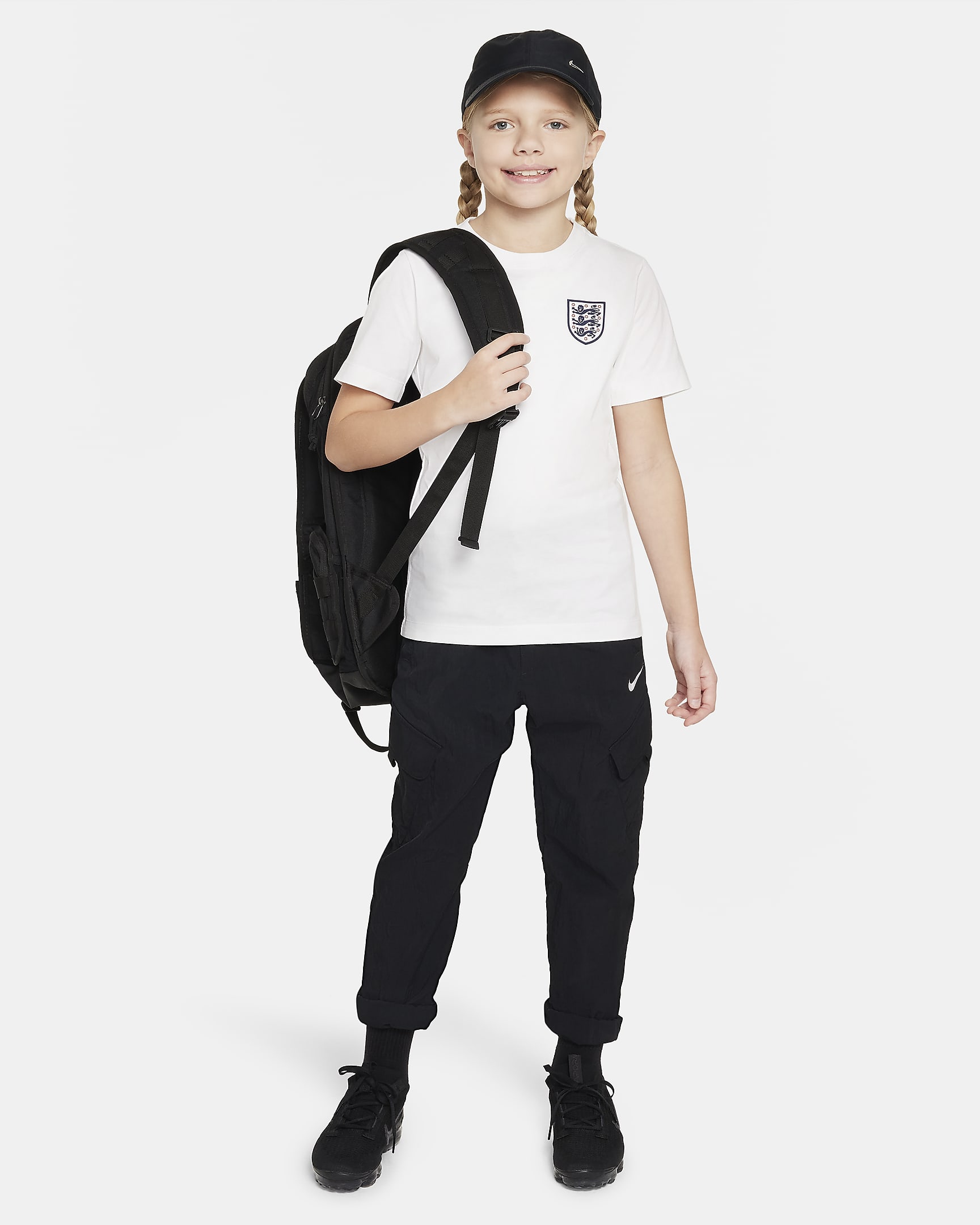 England Older Kids' Nike Football T-Shirt - White