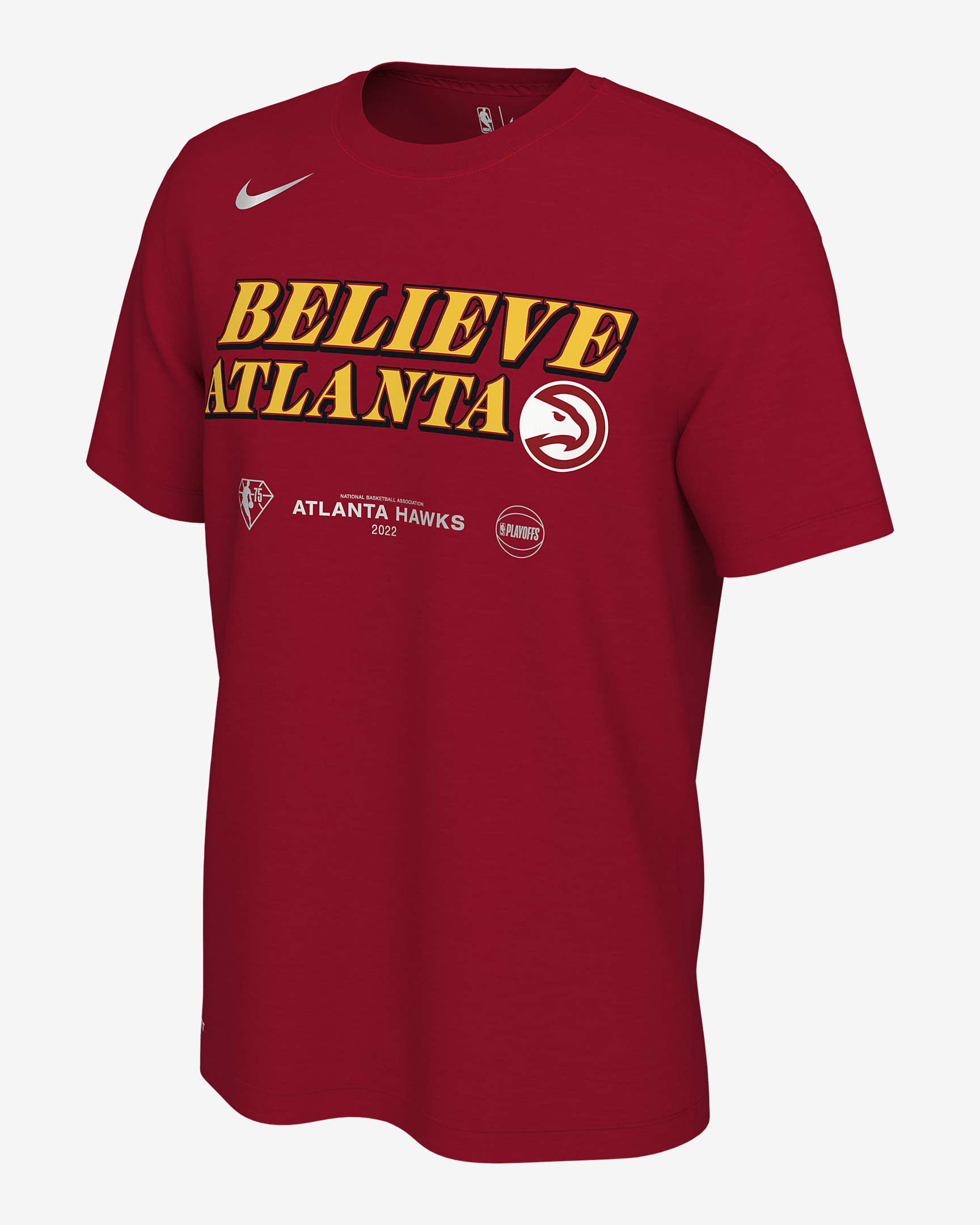 Atlanta Hawks Men's Nike NBA T-Shirt - University Red