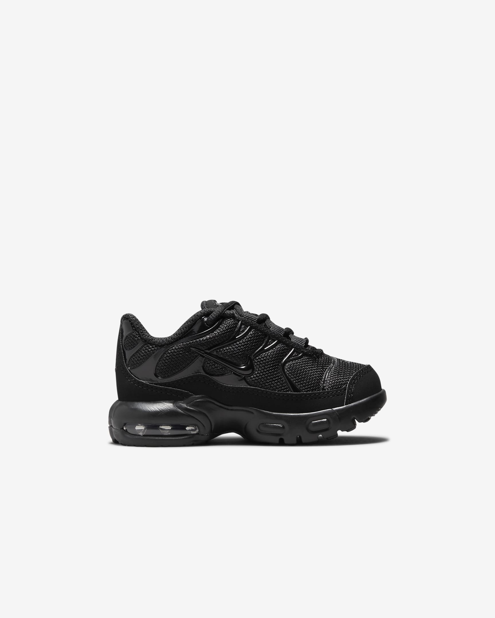 Buty dla niemowląt i maluchów Nike Air Max Plus - Czerń/Dark Grey/Czerń