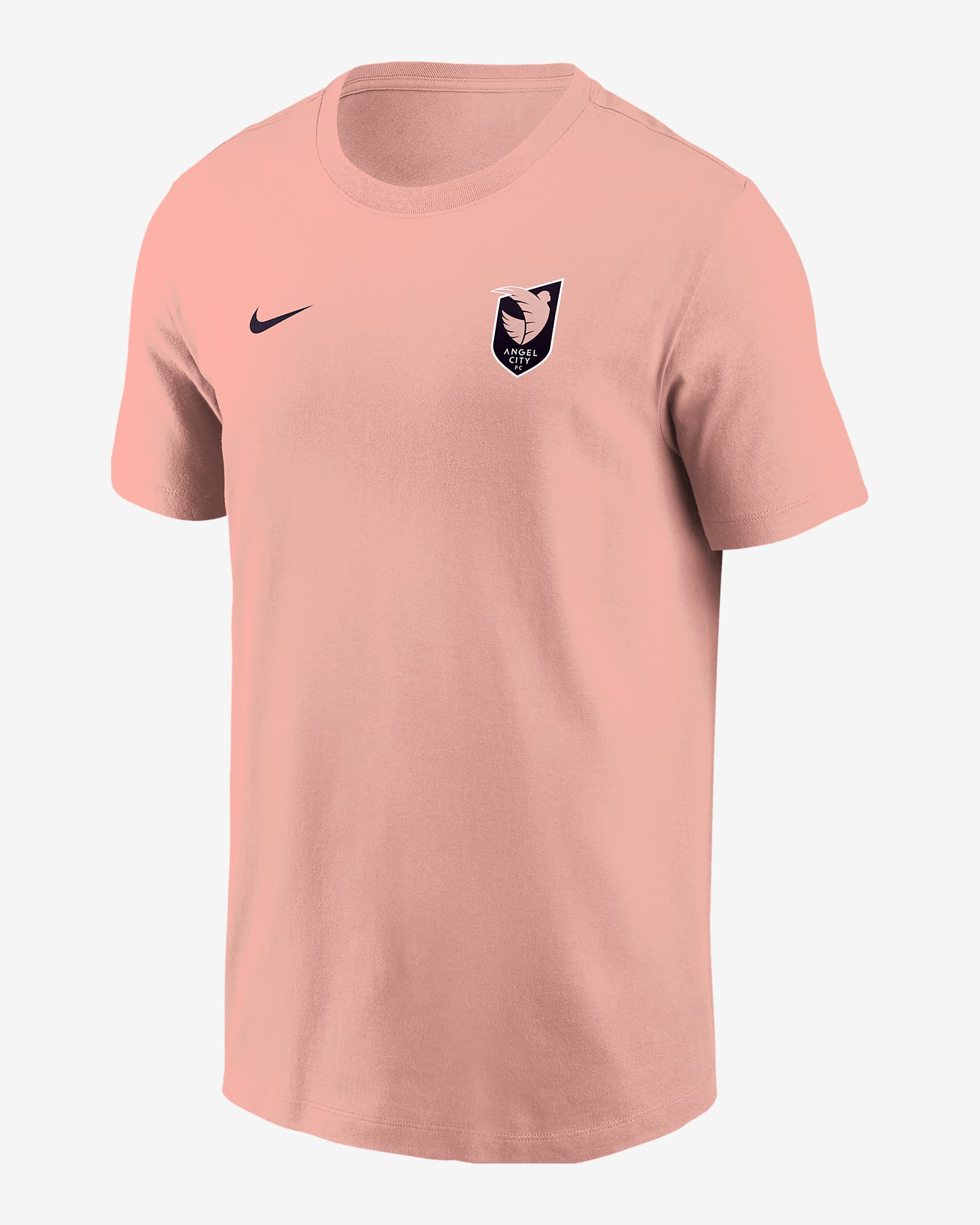 Christen Press Angel City FC Men's Nike NWSL T-Shirt - Bleached Coral