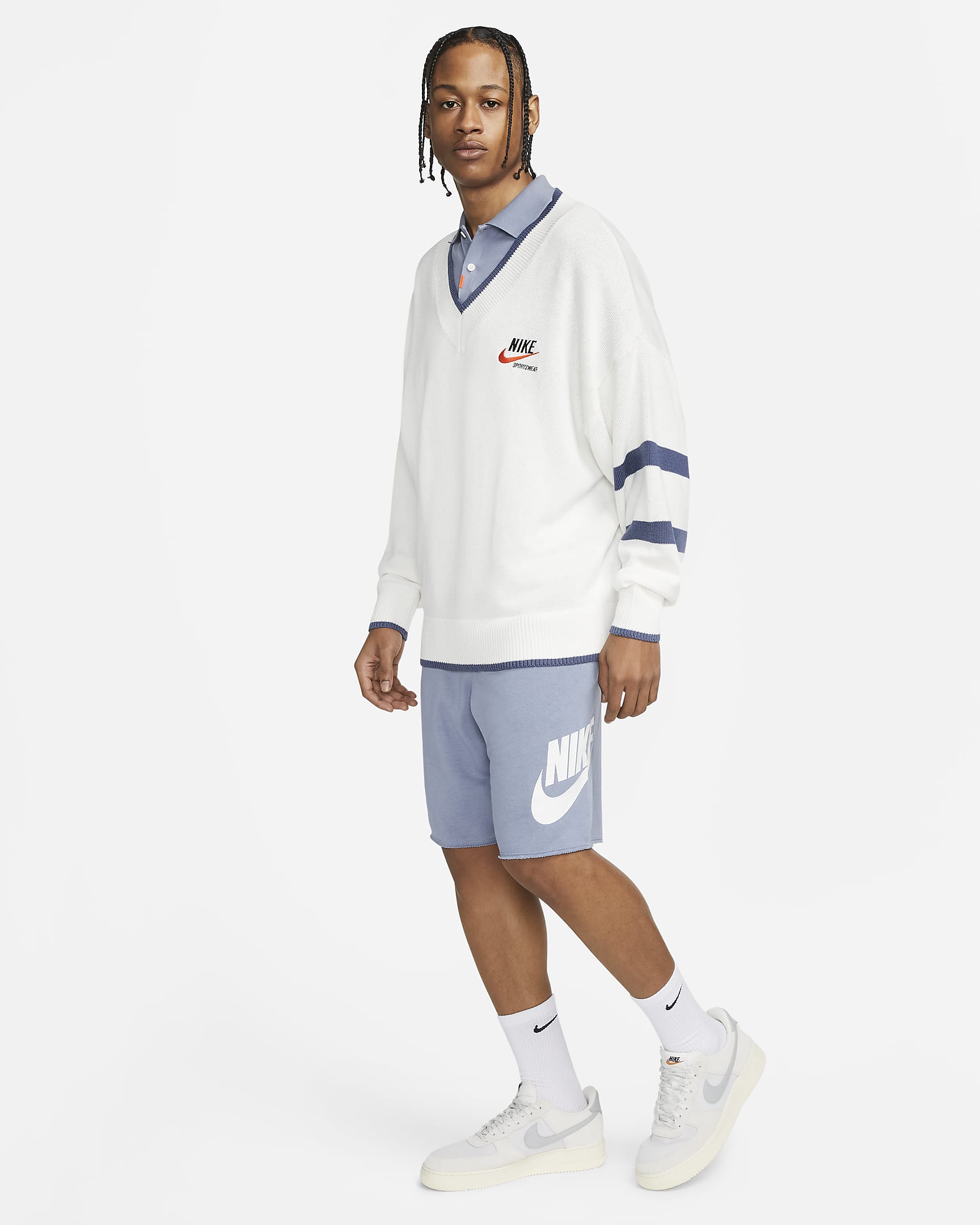 french terry nike shorts