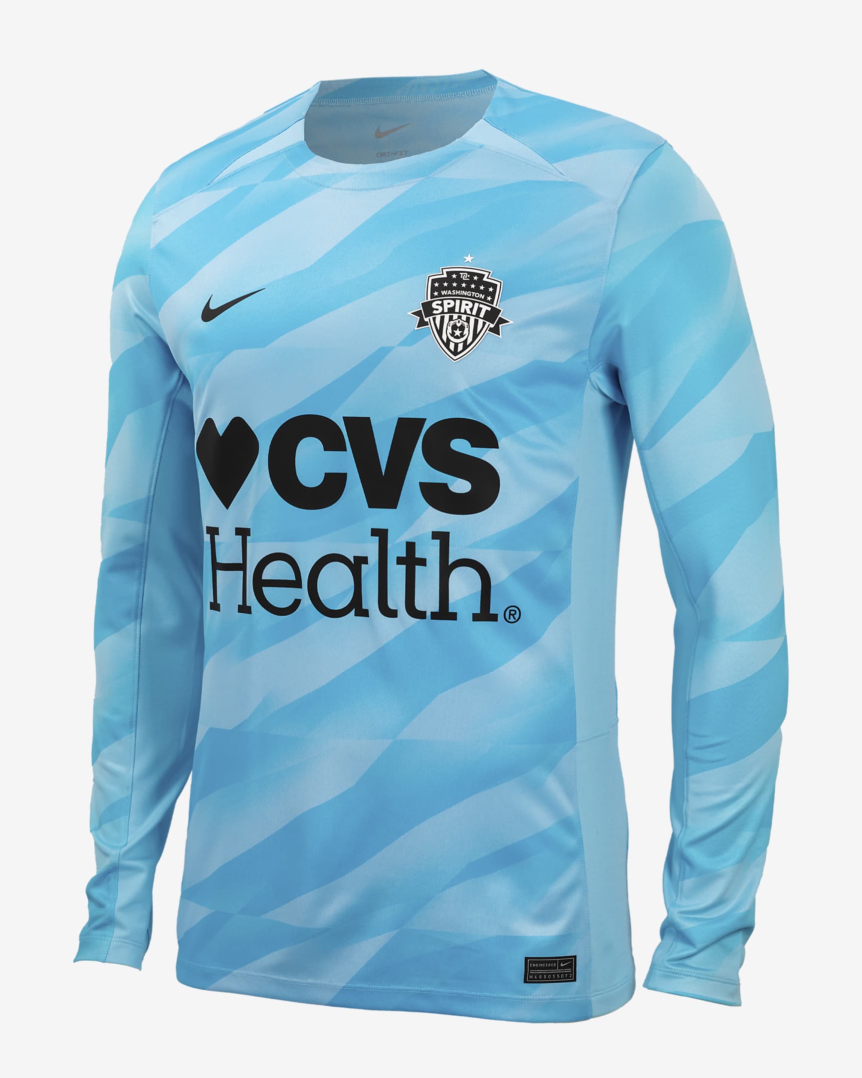 Washington Spirit 2024 Goalkeeper Nike NWSL Long-Sleeve Replica Jersey - Blue Chill/Baltic Blue