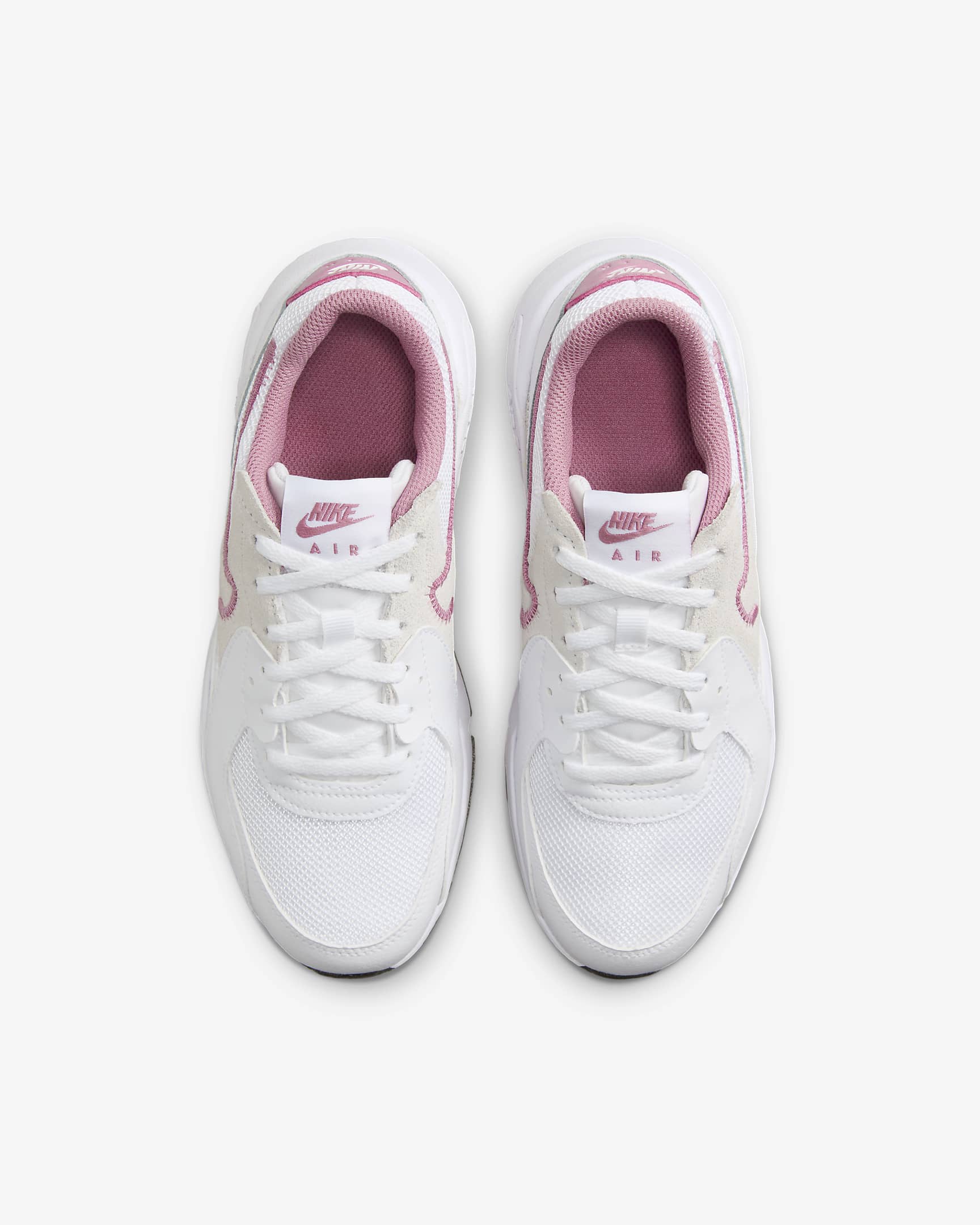 Nike Air Max Excee Older Kids' Shoes - White/White/Elemental Pink