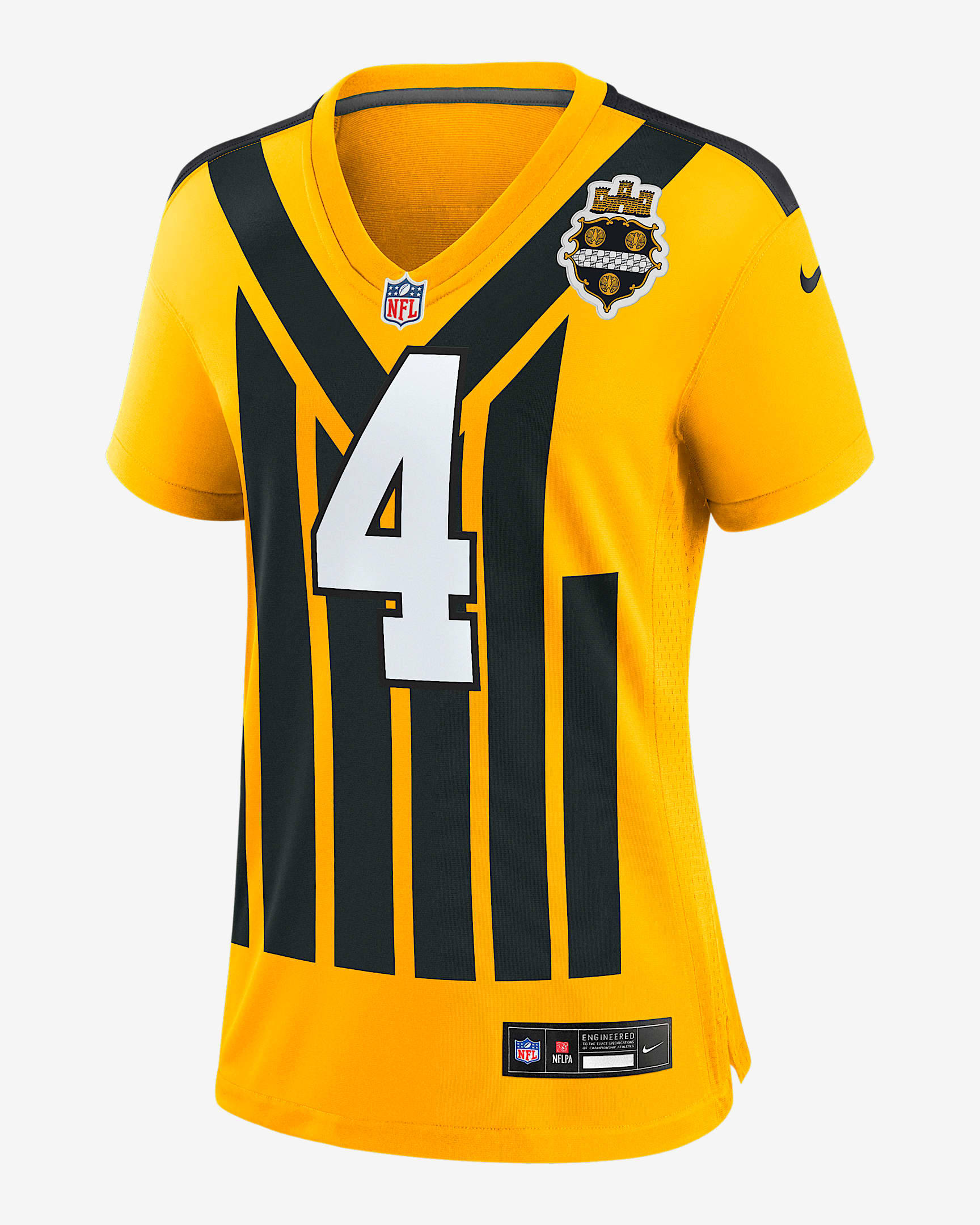 DK Metcalf Pittsburgh Steelers Women’s Nike NFL Game Jersey - Gold