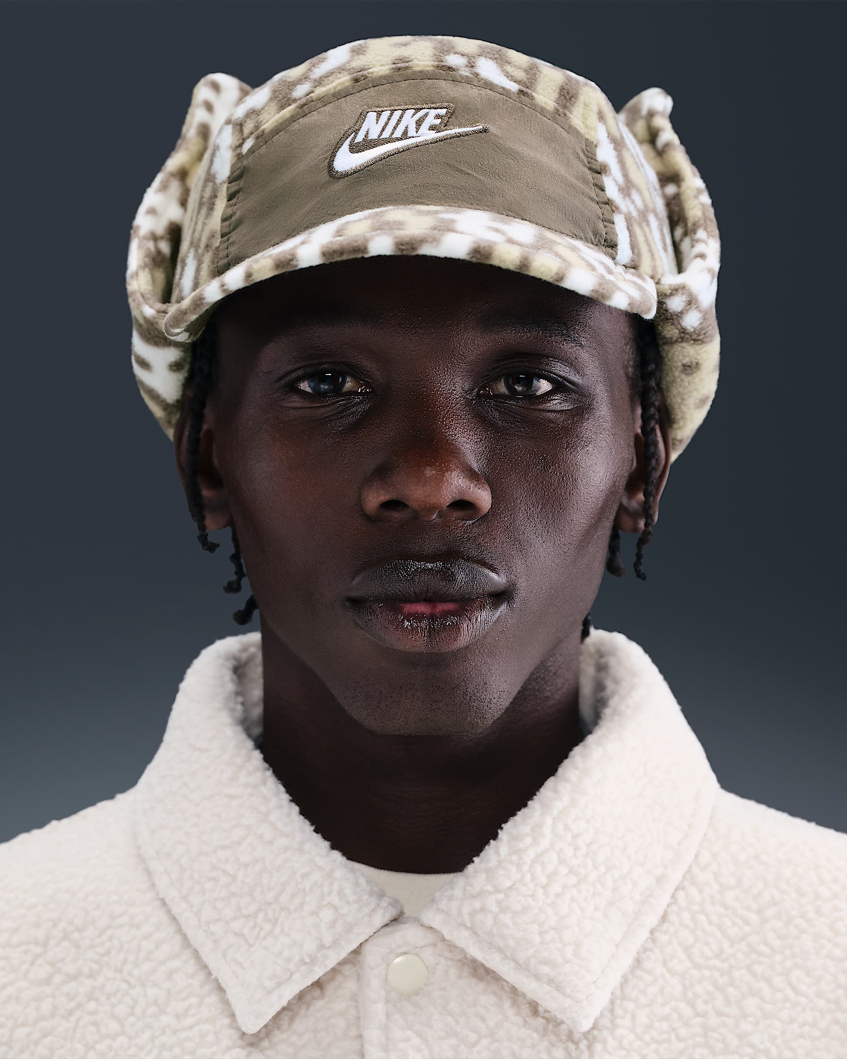 Nike Fly Unstructured Outdoor Cap - Cave Stone/Desert Khaki/Sail/White