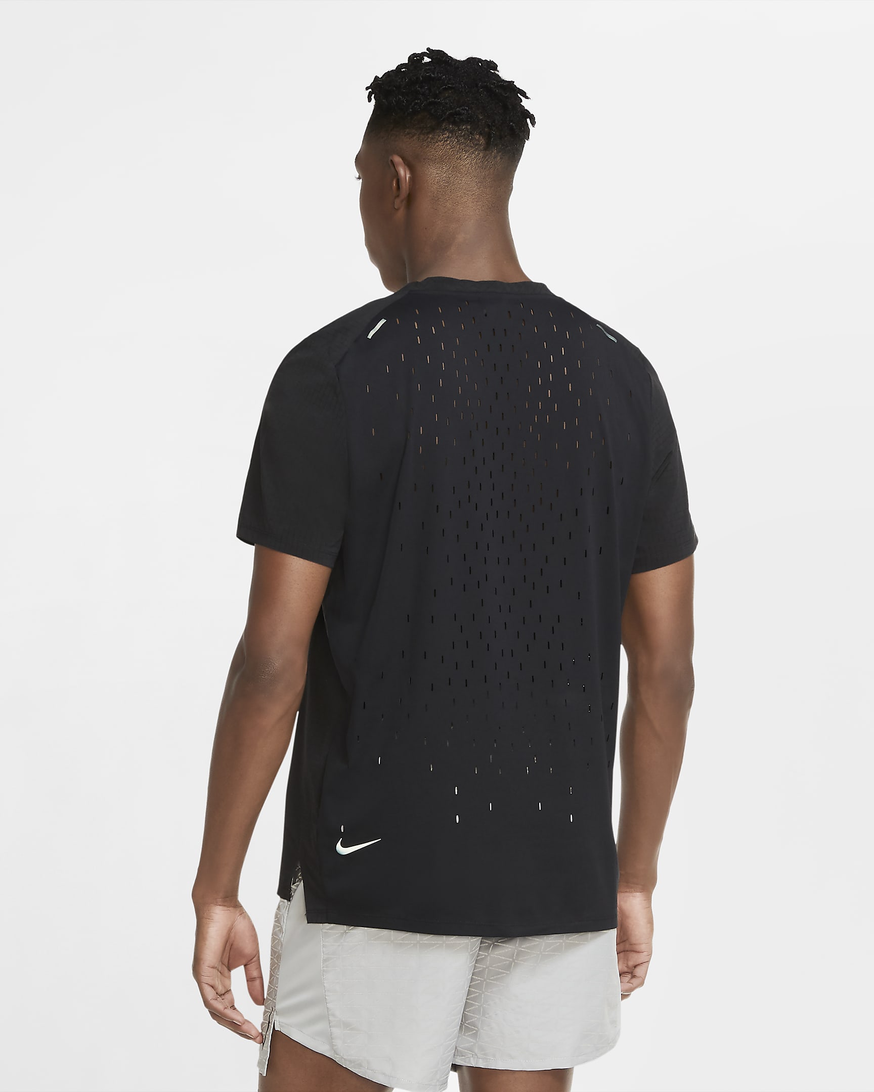 Nike Run Division Adapt Men's Short-Sleeve Running Top - Black