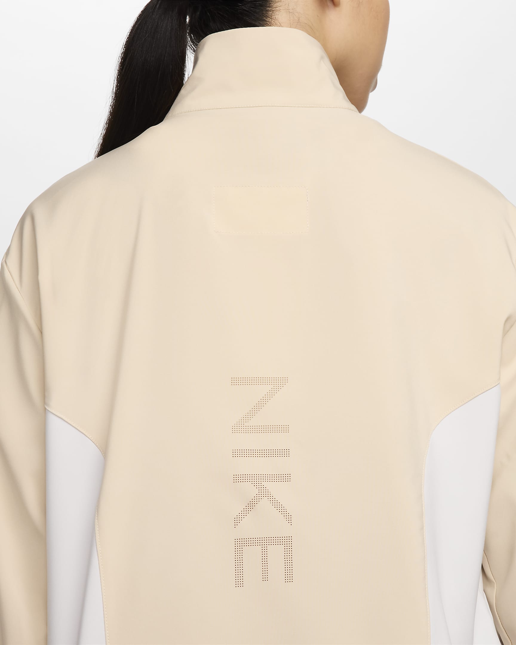 Nike One Women's Dri-FIT Loose Jacket - Sand Drift/Photon Dust/Viotech/Viotech