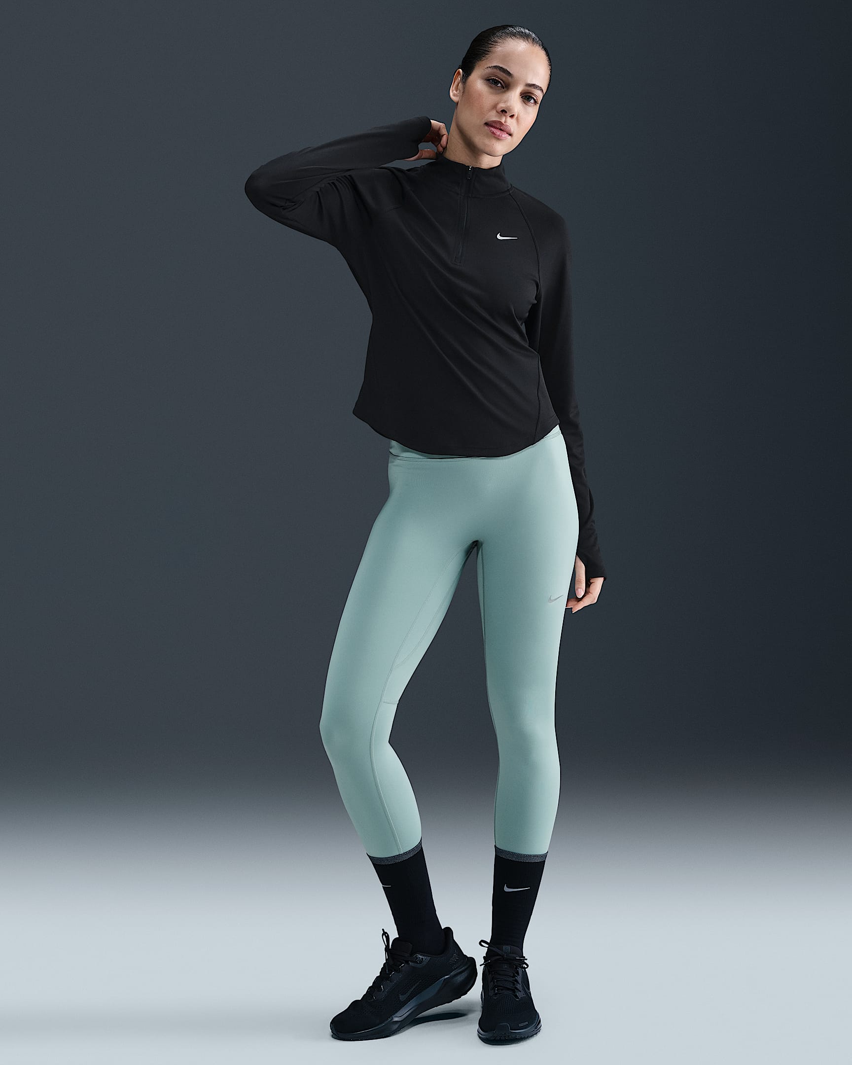 Nike Tempo Women's High-Waisted 7/8 Running Leggings - Cannon