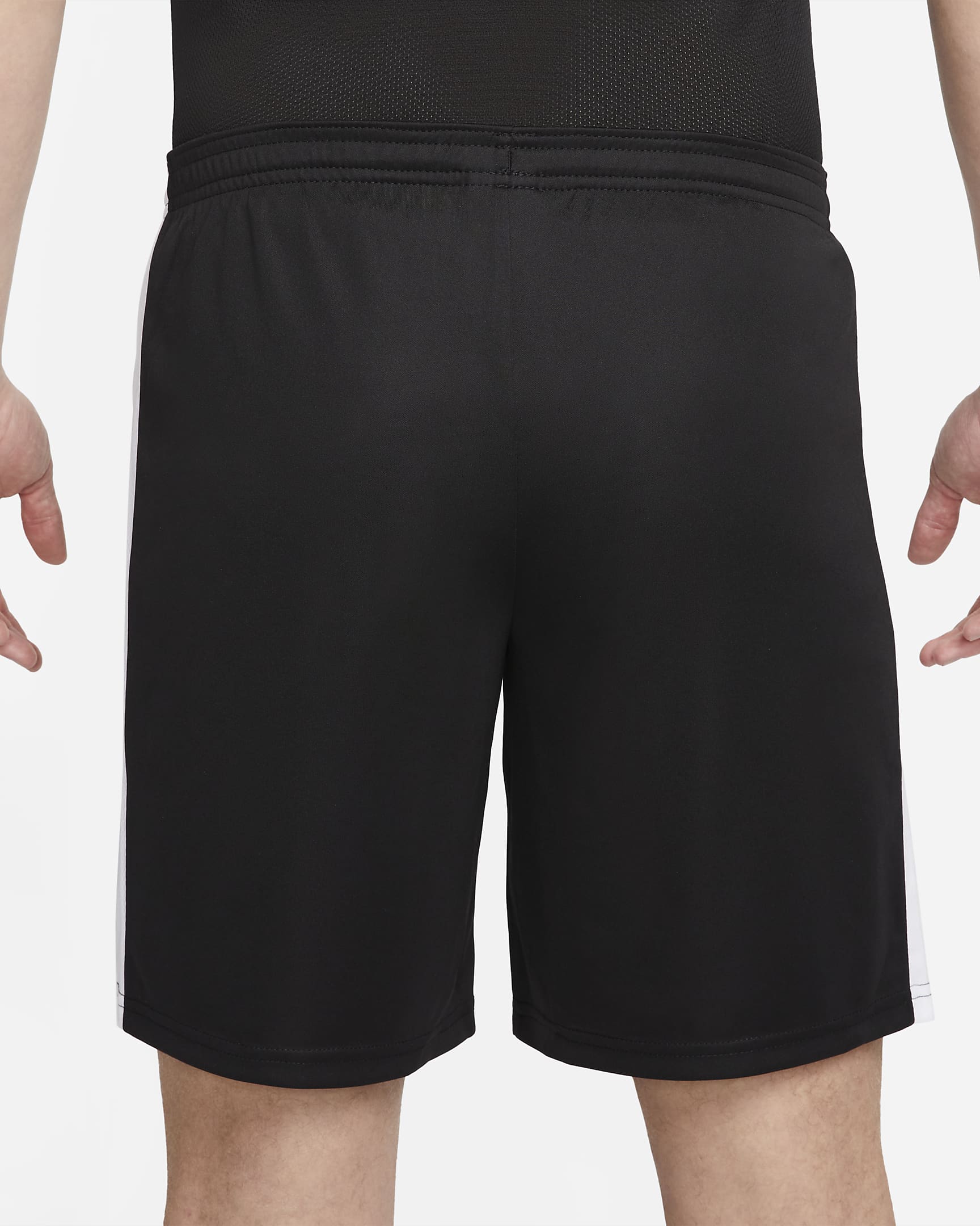 Short de foot Nike Dri-FIT Academy pour homme - Noir/Blanc/Noir/Blanc