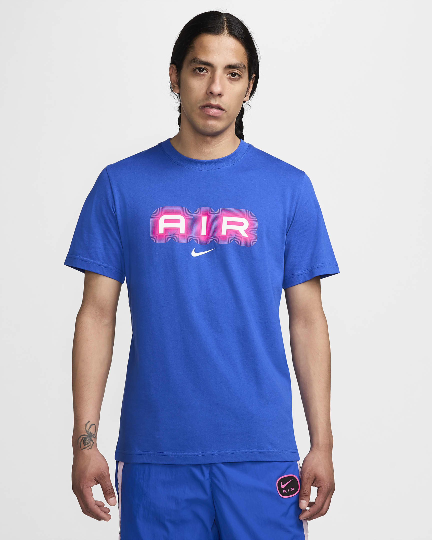 Nike Air Men's Graphic T-Shirt - Game Royal/Hyper Pink