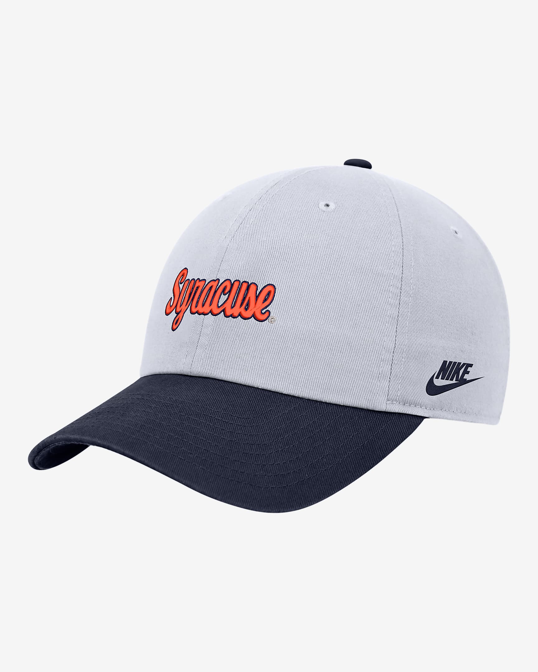 Syracuse Nike College Campus Cap - White