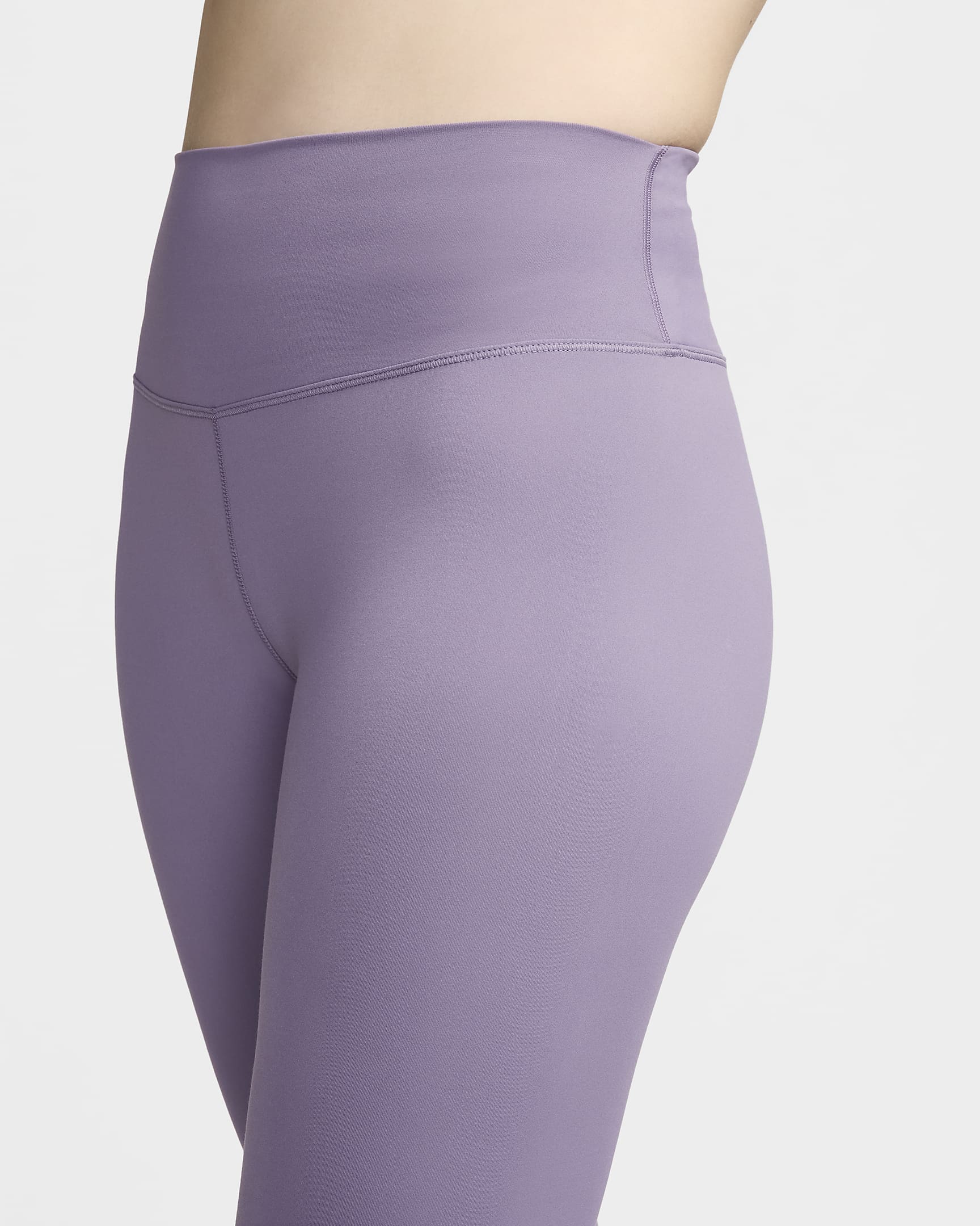 Nike One Leggings in voller Länge mit hohem Bund für Damen - Daybreak/Schwarz