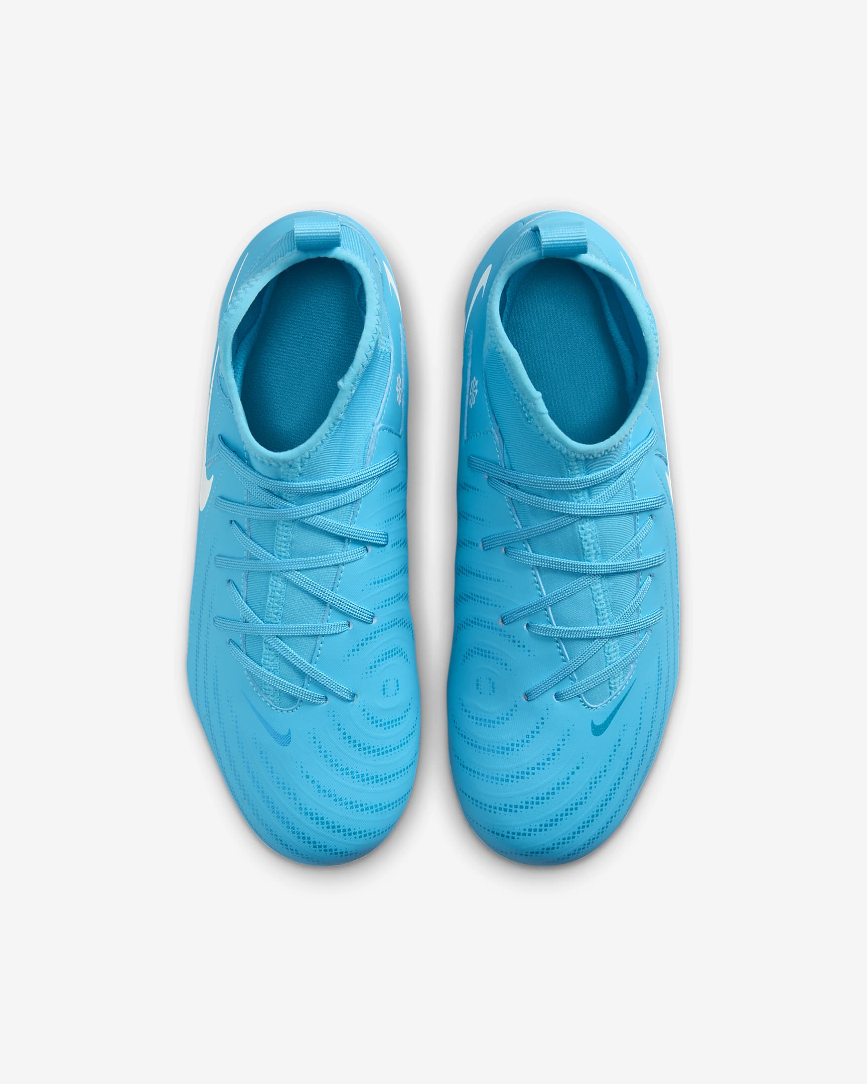 Nike Jr. Phantom Luna 2 Academy MG Fußballschuh für jüngere/ältere Kinder - Blue Fury/Weiß