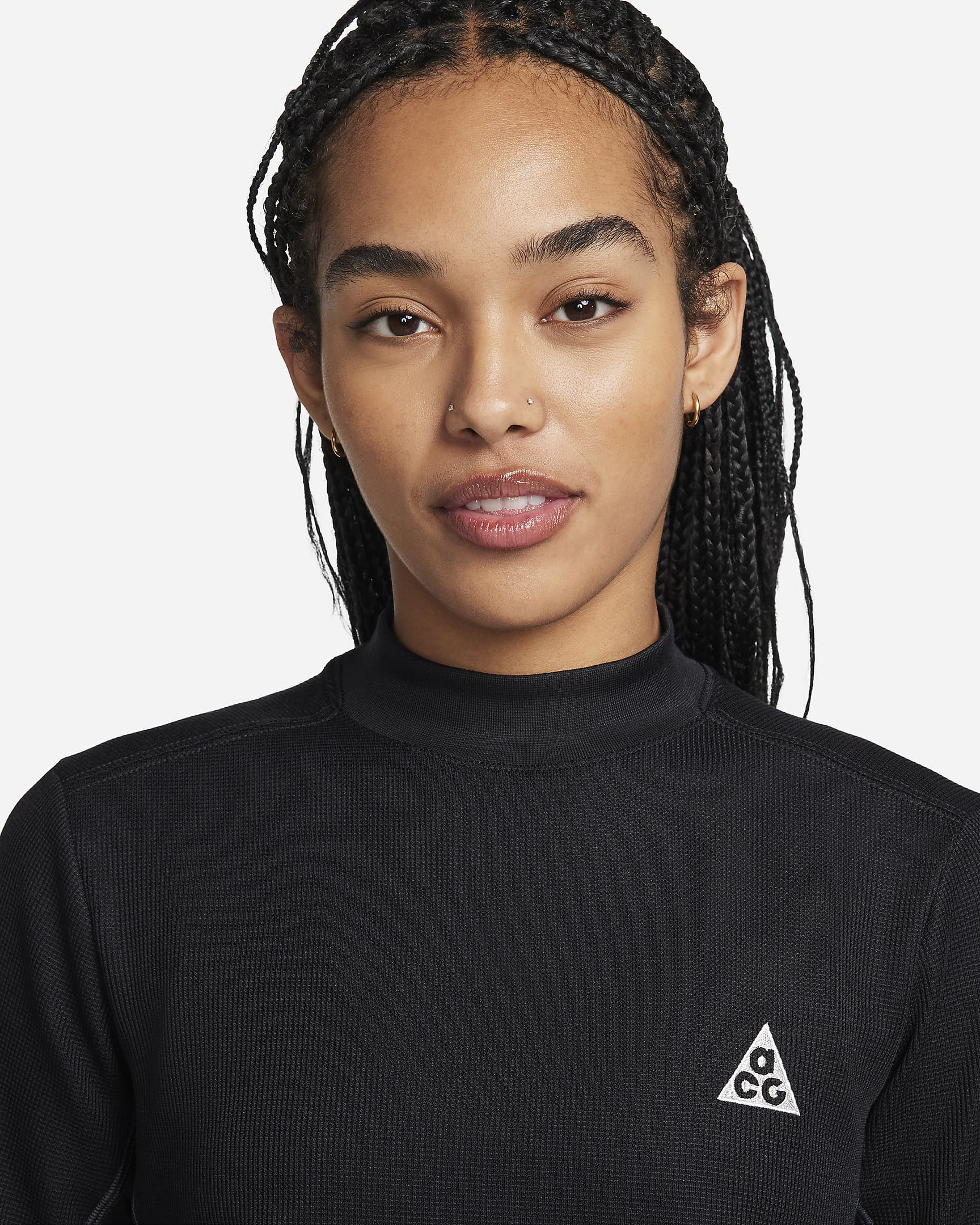 Nike ACG Dri-FIT ADV 'Goat Rocks' Women's Long-Sleeve Top - Black/Black/Summit White