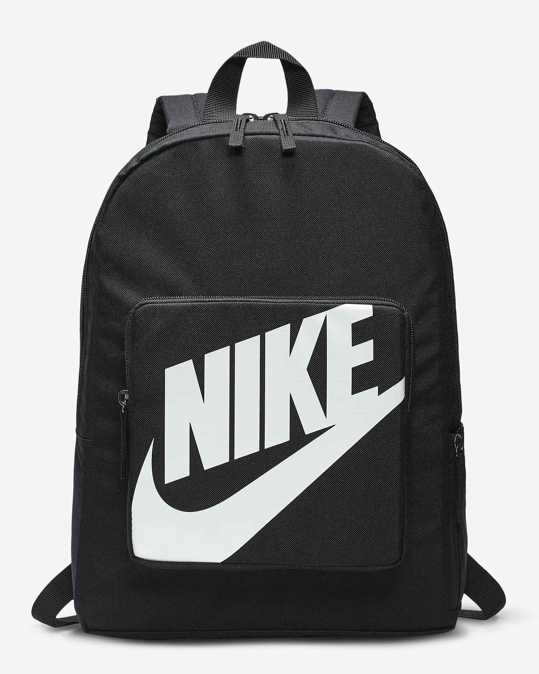 Nike Classic Kids' Backpack (16L) - Black/Black/White