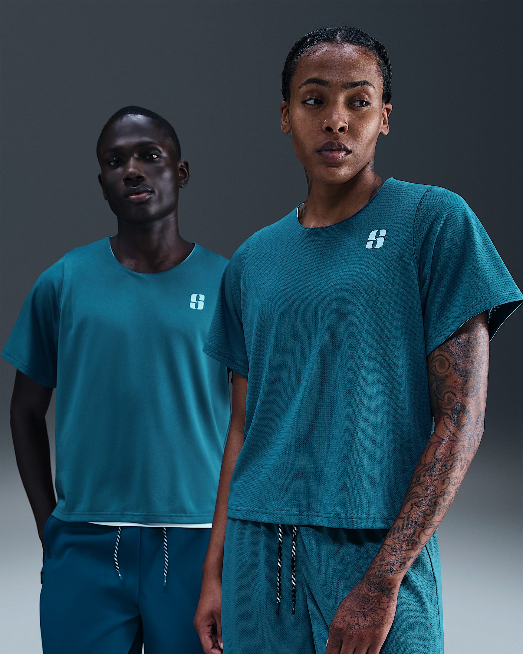 Sabrina Dri-FIT Reversible Basketball Top - Rift Blue/Glacier Blue/Blue Force/Glacier Blue