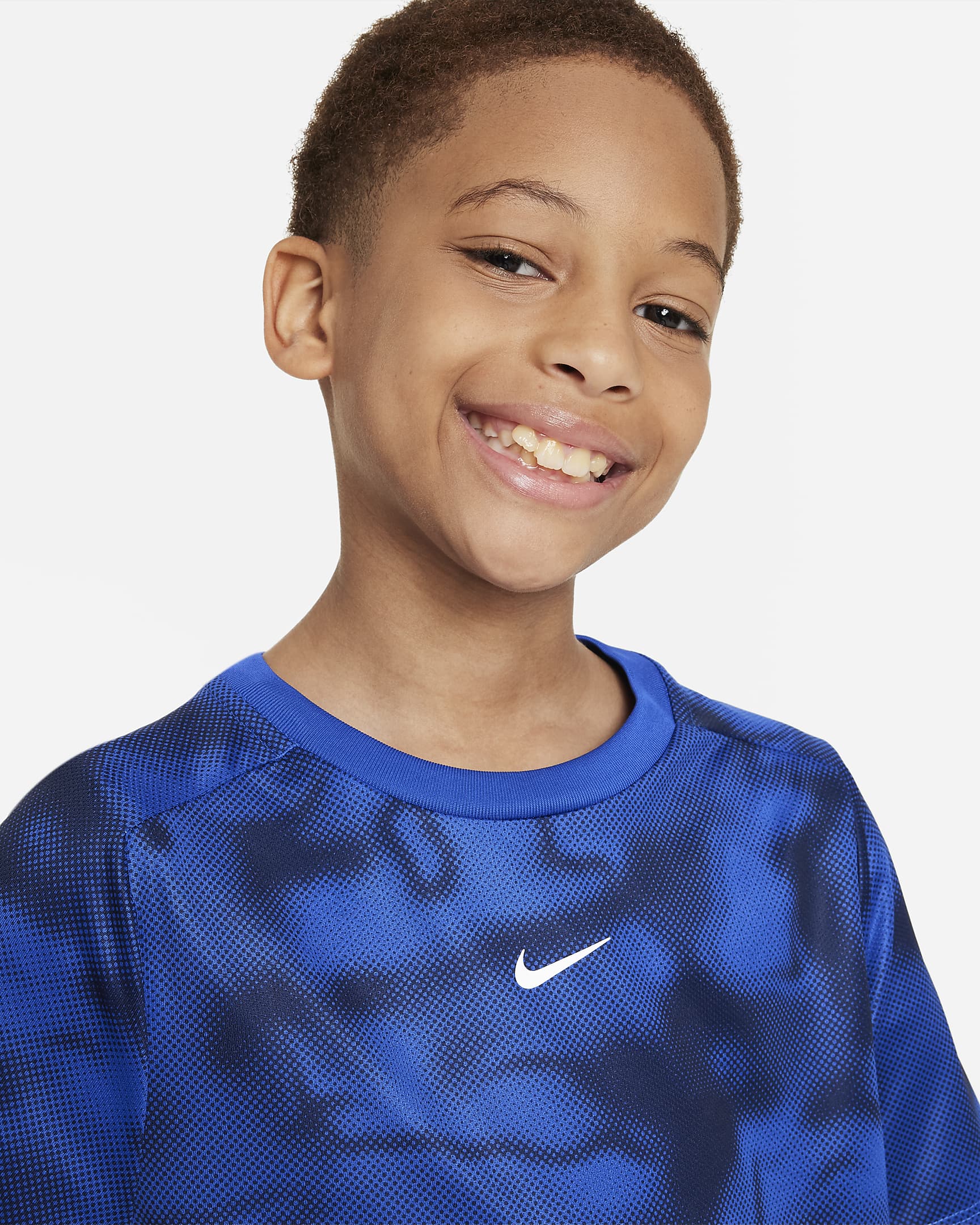 Nike Dri-FIT Multi+ Big Kids' (Boys') Printed Training Top. Nike.com