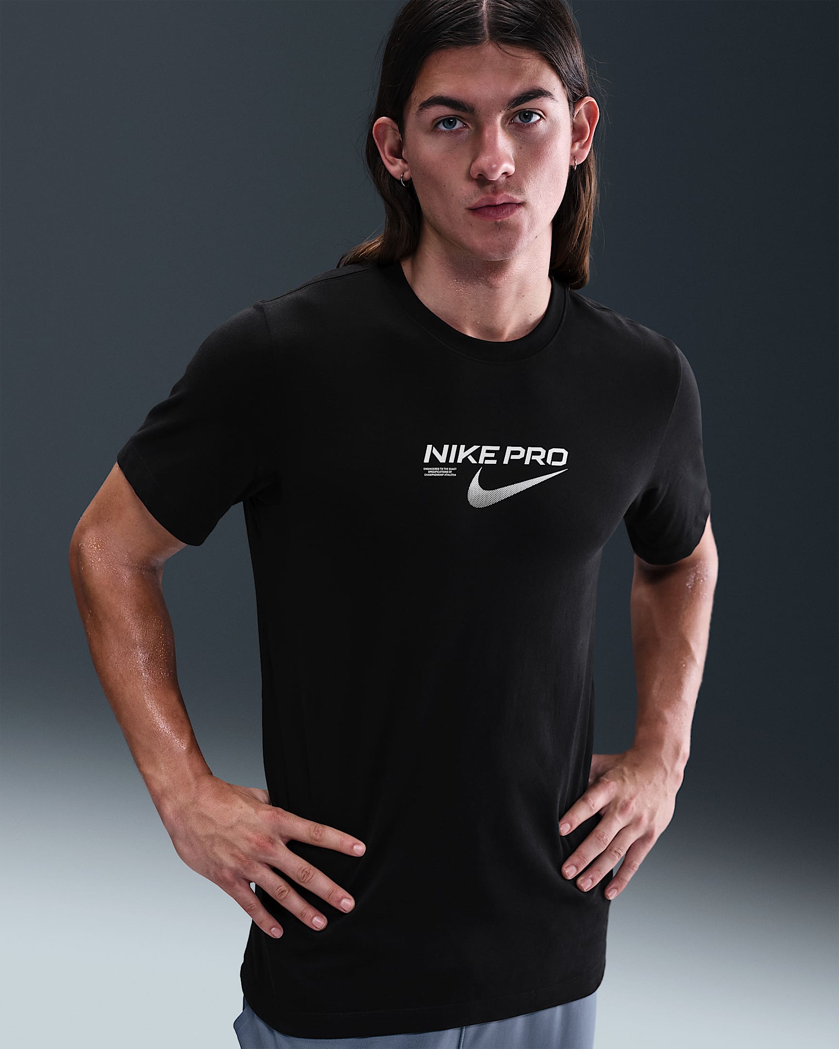 Nike Men's Dri-FIT Training T-Shirt - Black