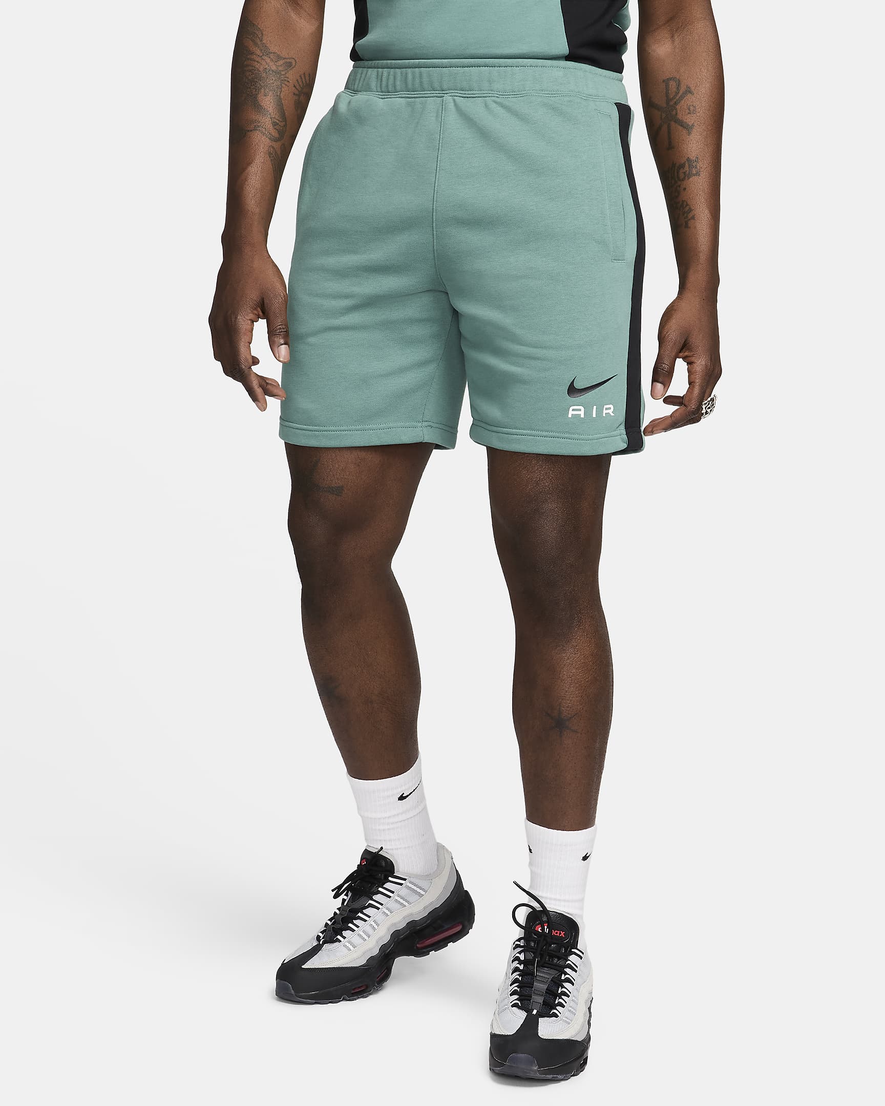 nike french terry shorts yellow