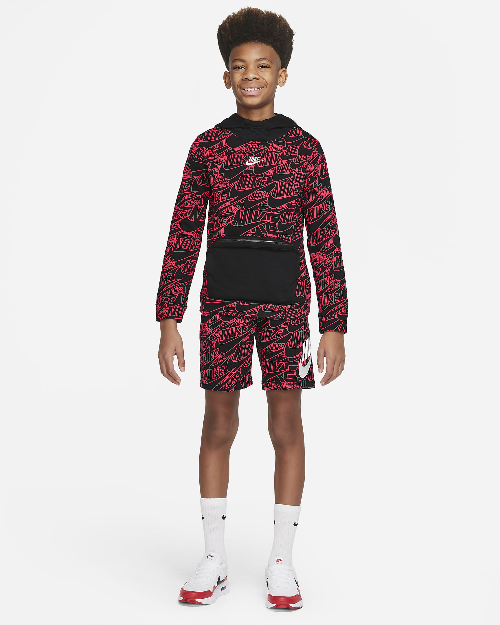 Nike Sportswear Big Kids' (Boys') French Terry Hoodie. Nike JP