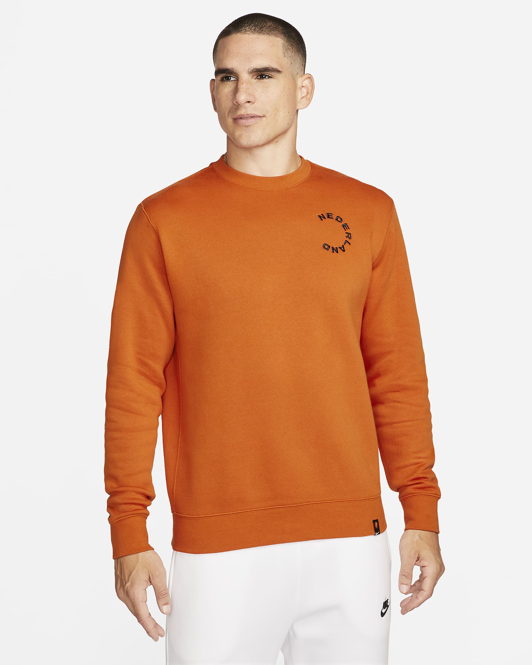 Netherlands Club Fleece Men's CrewNeck Sweatshirt. Nike CZ