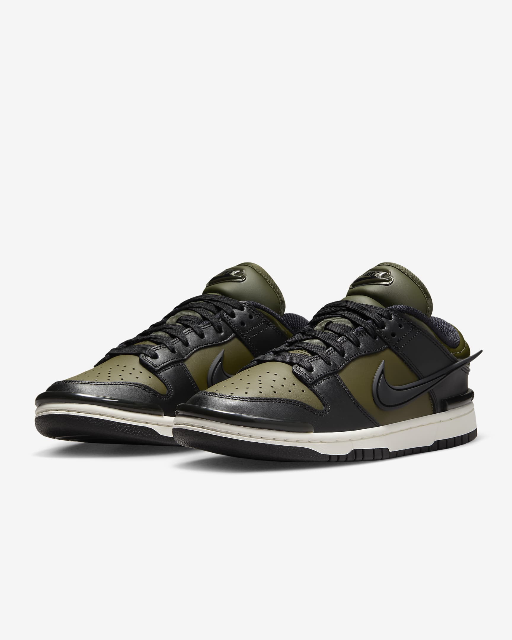 รองเท้าผู้หญิง Nike Dunk Low Twist - Cargo Khaki/Sail/ดำ