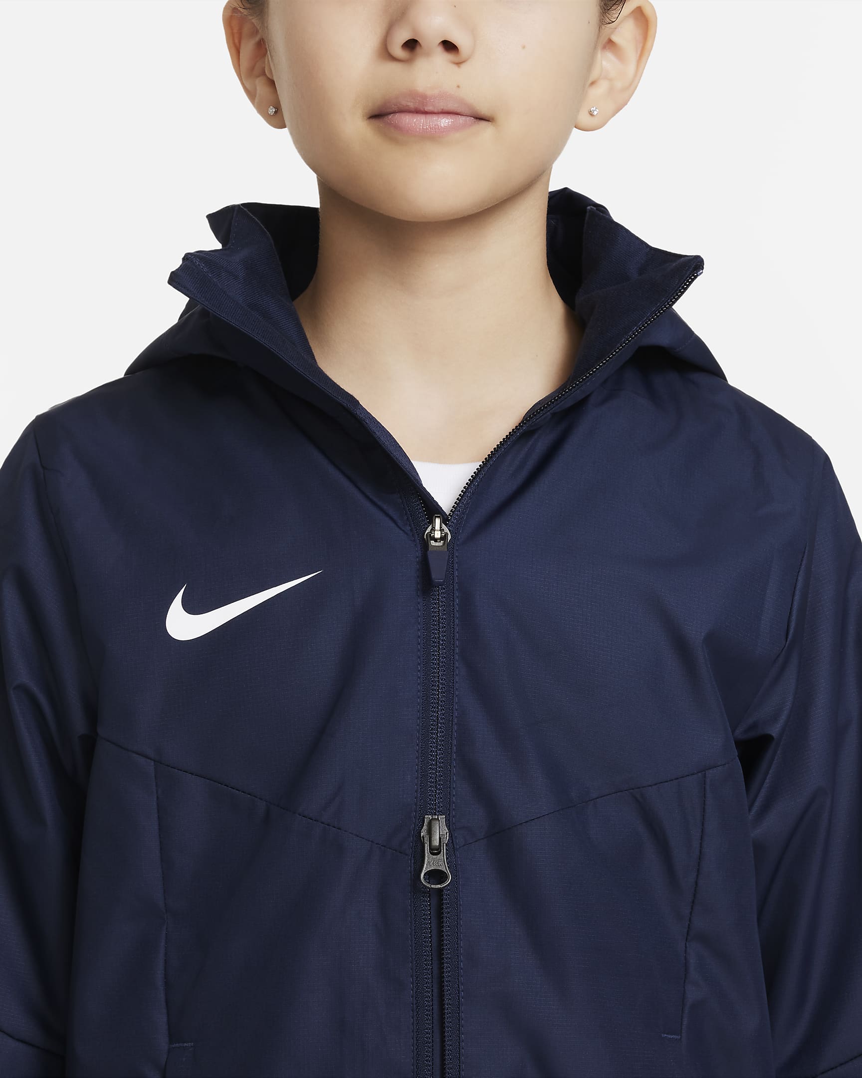 Nike StormFIT Academy23 Older Kids' Football Rain Jacket. Nike SK