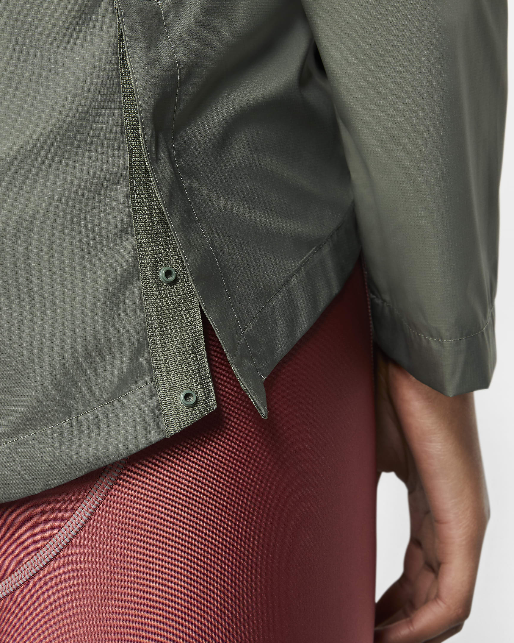 Nike Essential Women's Packable Running Rain Jacket.