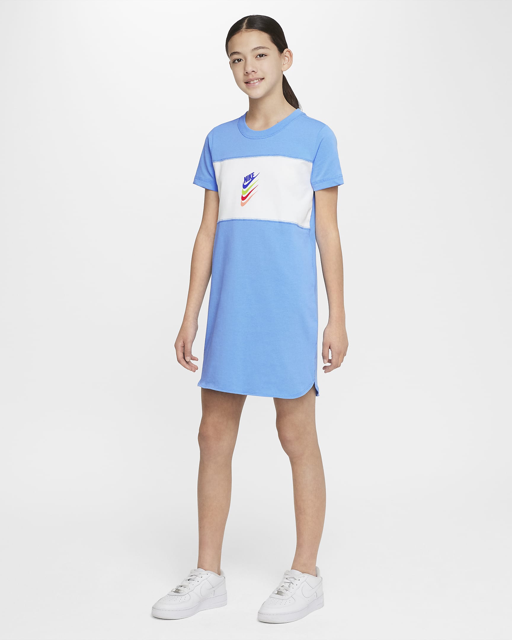 Nike Sportswear Big Kids' (Girls') Short-Sleeve Dress. Nike JP