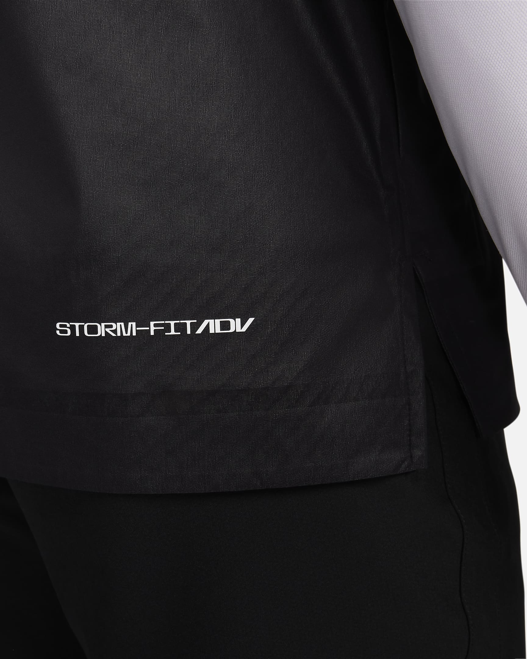 Nike Storm-FIT ADV golfbodywarmer voor heren - Zwart/Zwart/Anthracite/Wit