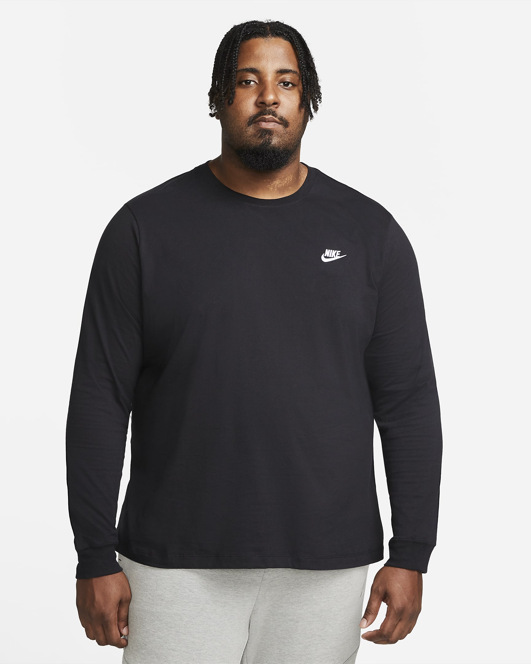 Nike Sportswear Club Men's Long-sleeve T-shirt. Nike UK