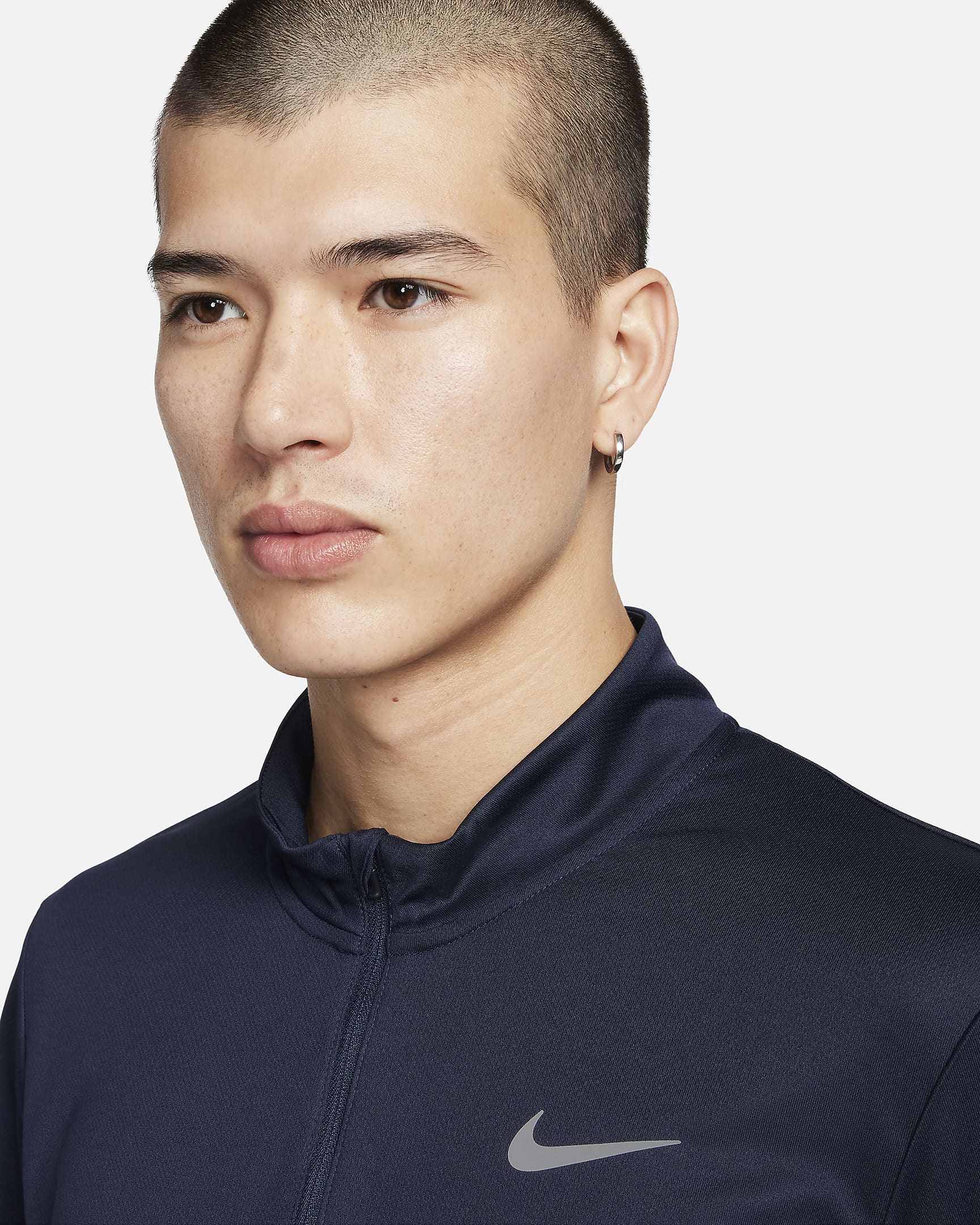 Nike Pacer Men's Dri-FIT 1/2-Zip Running Top - Obsidian