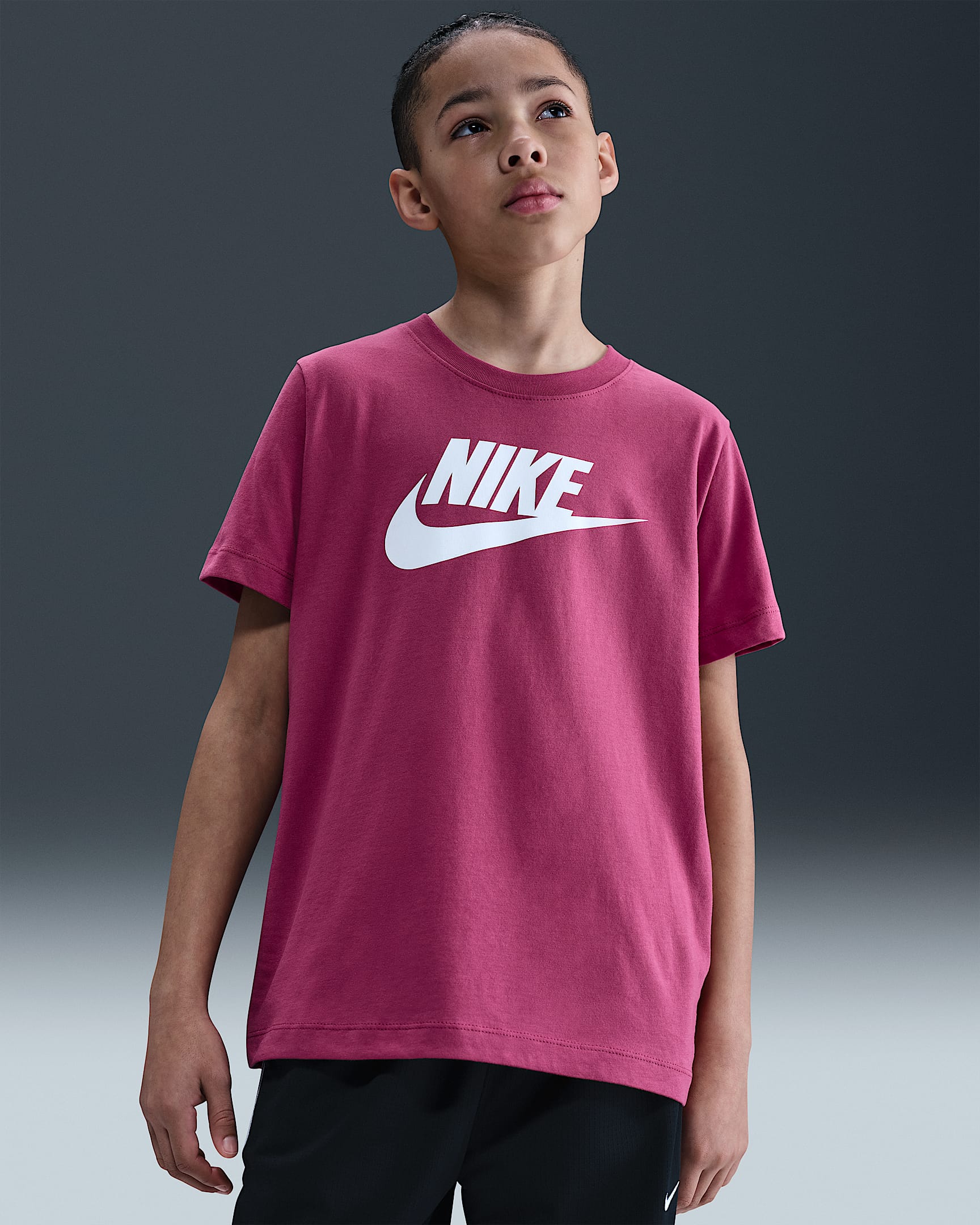 Nike Sportswear Big Kids' T-Shirt - Sweet Beet