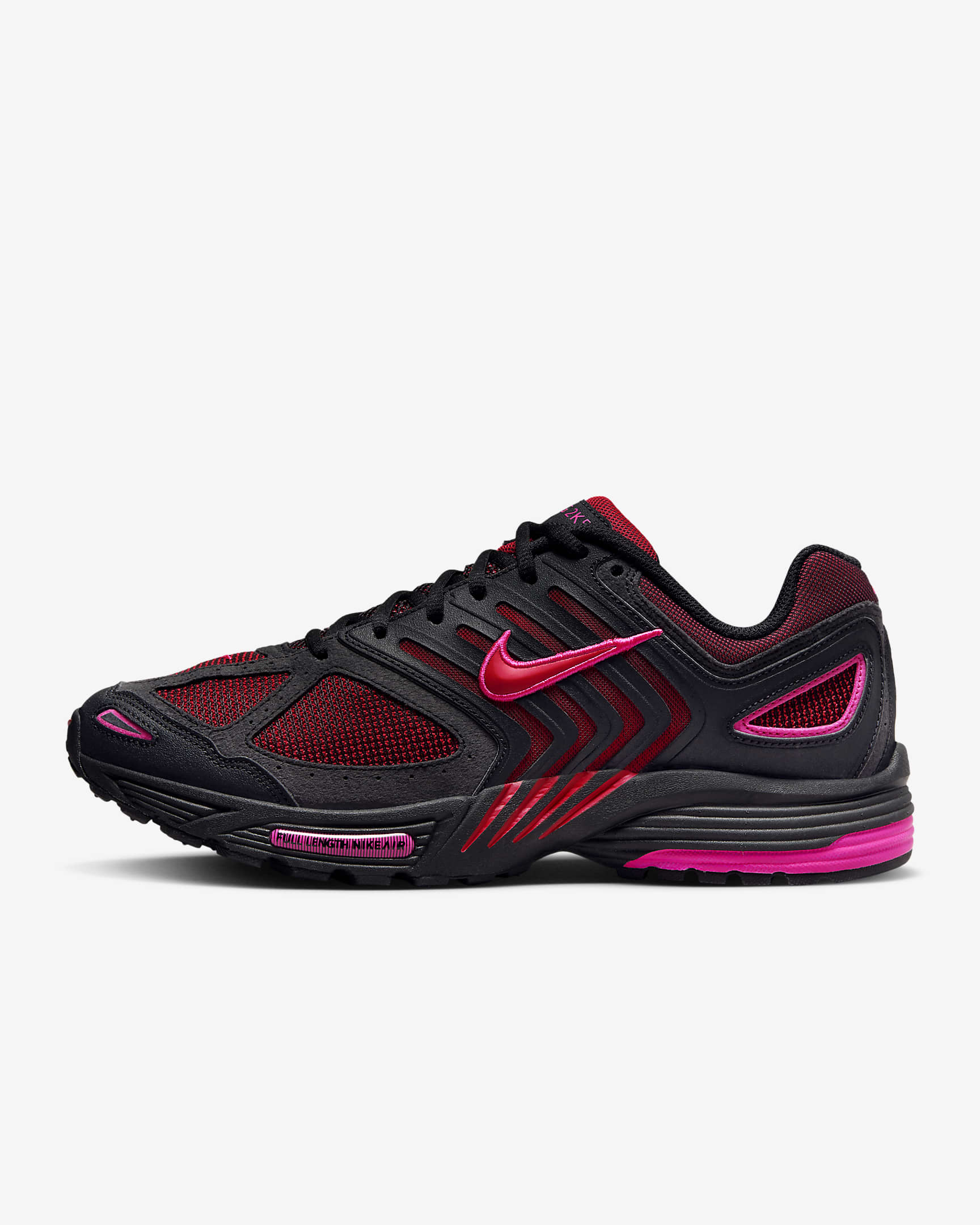 Nike Air Pegasus 2005 男鞋 - 黑色/Fierce Pink/Fire Red