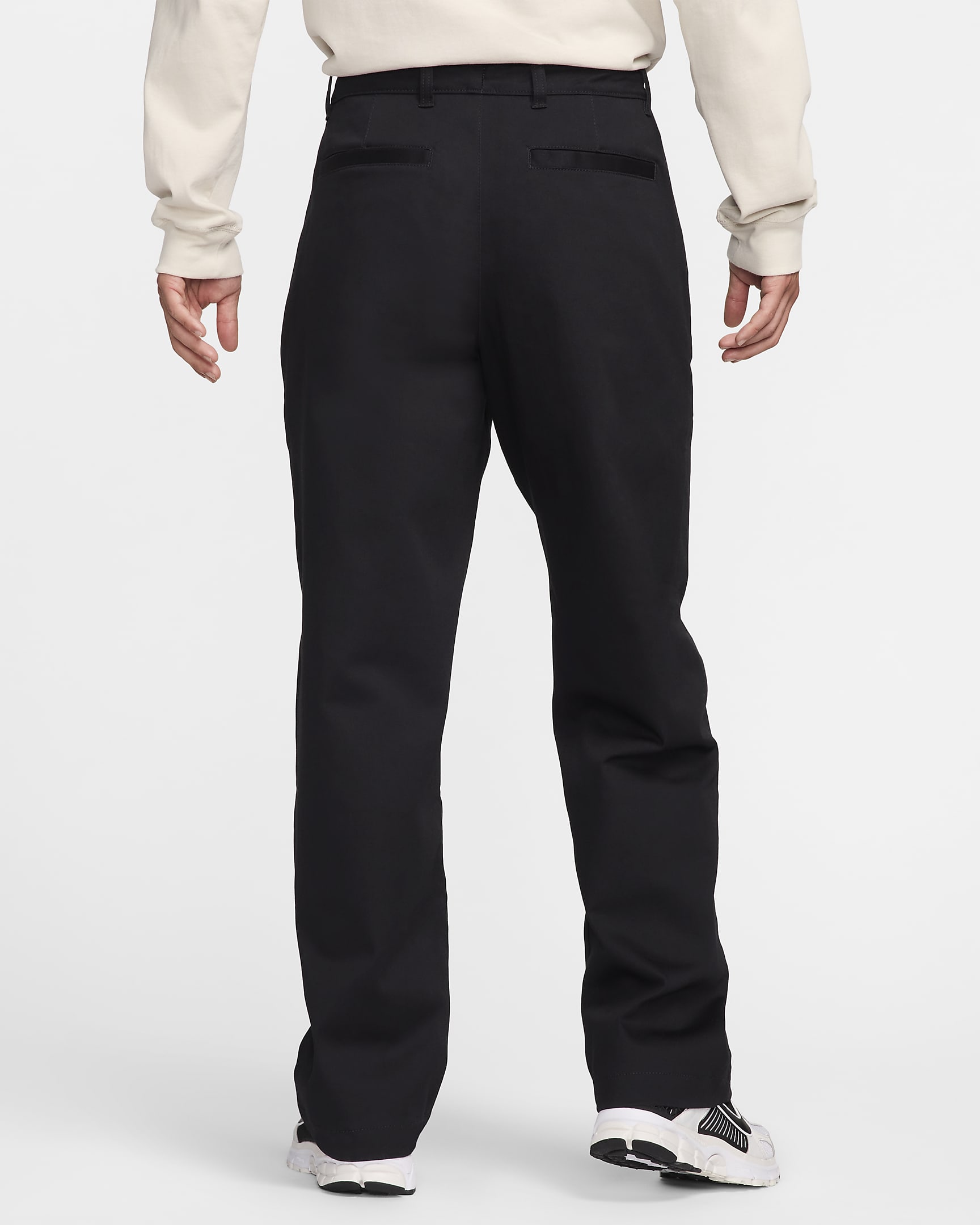 Nike Life Men's El Chino Trousers - Black/White