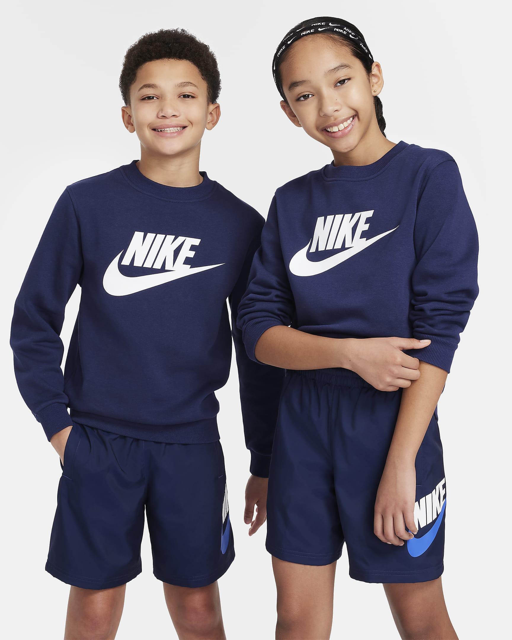 Nike Sportswear Club Fleece Big Kids' Sweatshirt. Nike.com