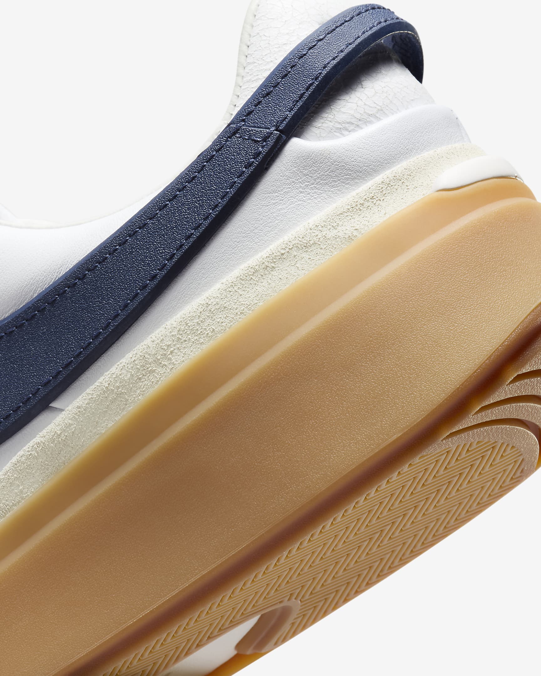 Nike Blazer Phantom Low Men's Shoes - White/Summit White/Gum Yellow/Midnight Navy