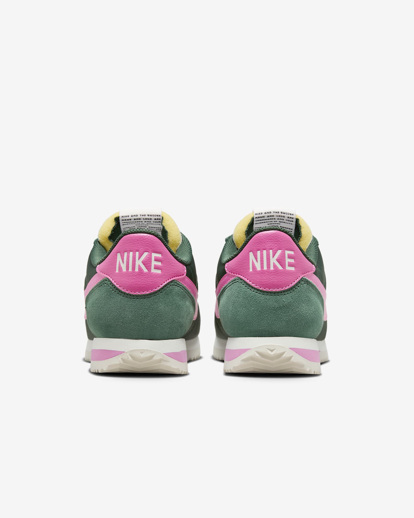 Sko Nike Cortez Textile - Fir/Sail/Team Orange/Pinksicle