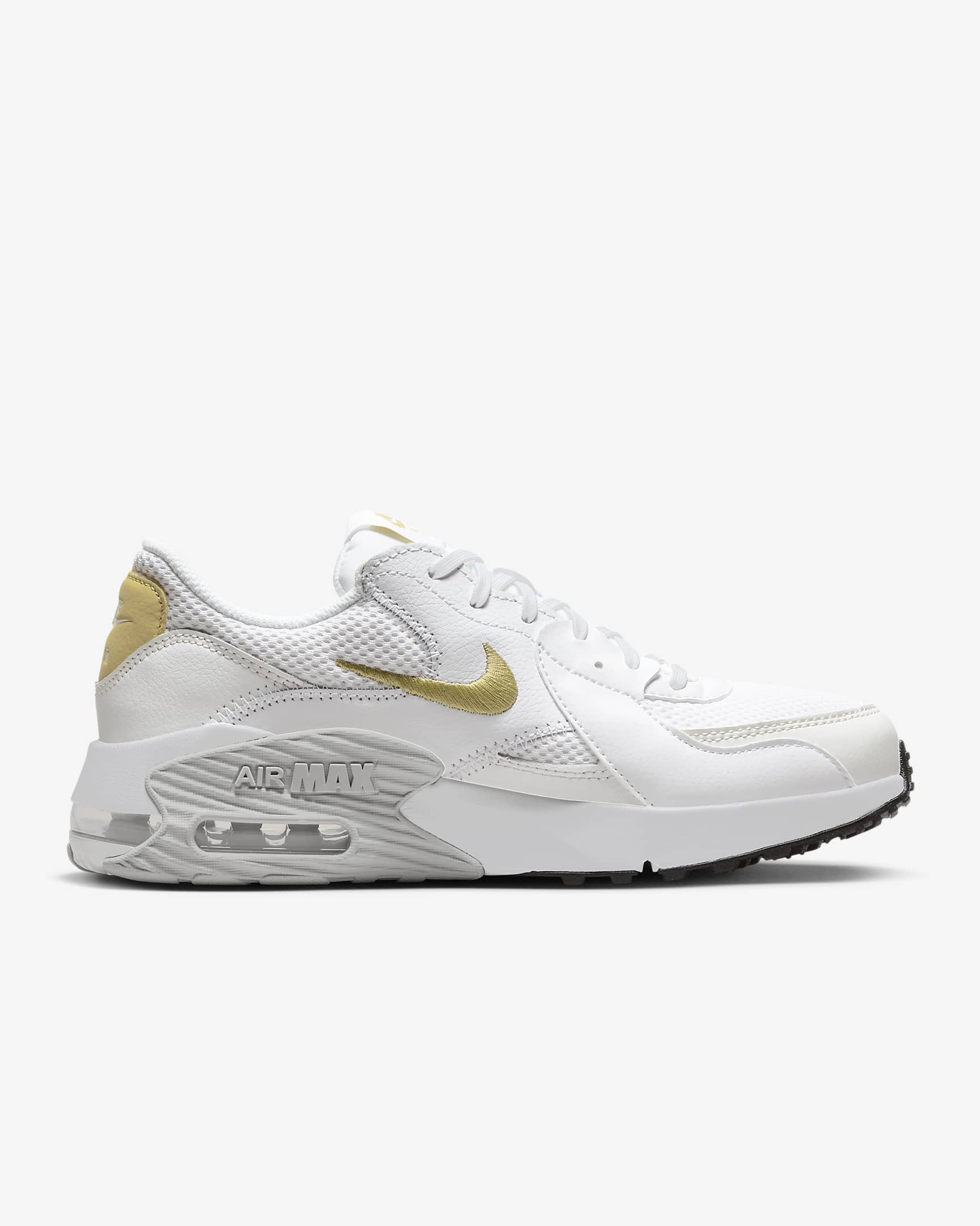 Tenis para mujer Nike Air Max Excee - Blanco/Blanco cumbre/Negro/Oro Saturno