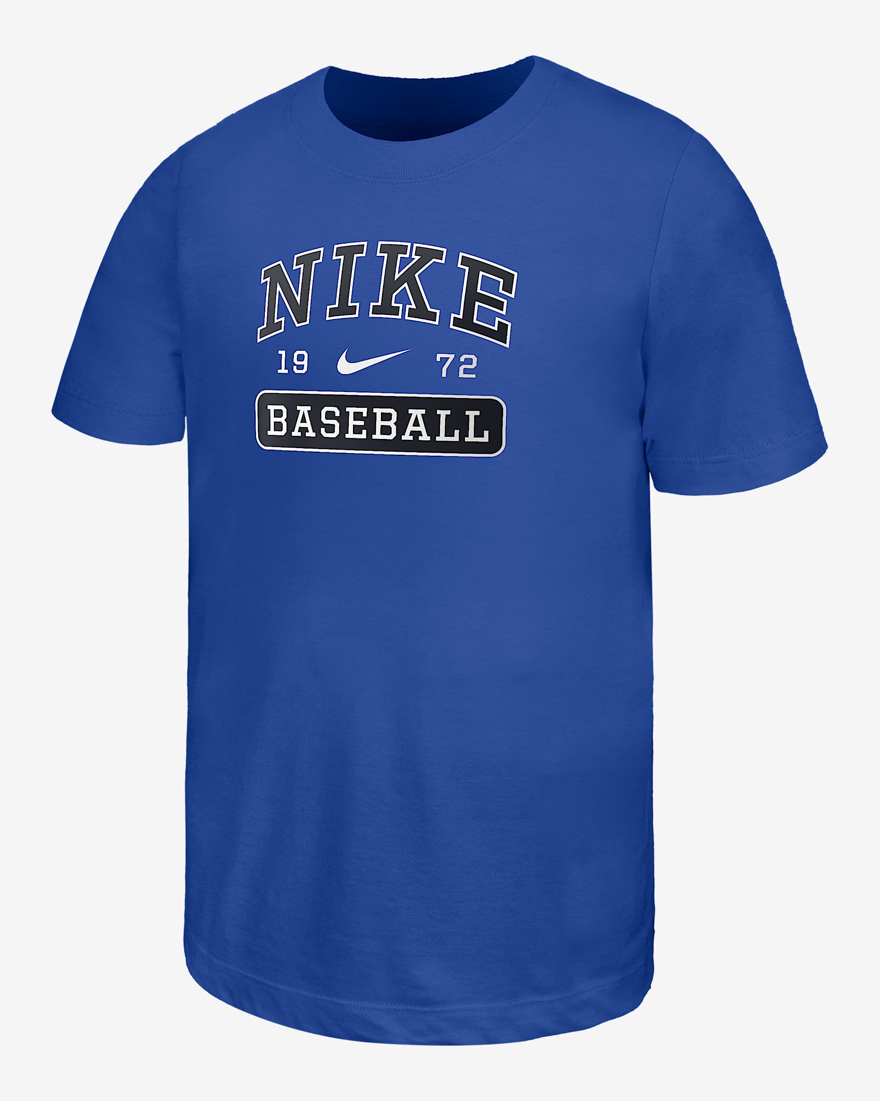 Nike Swoosh Big Kids' Baseball T-Shirt - Game Royal