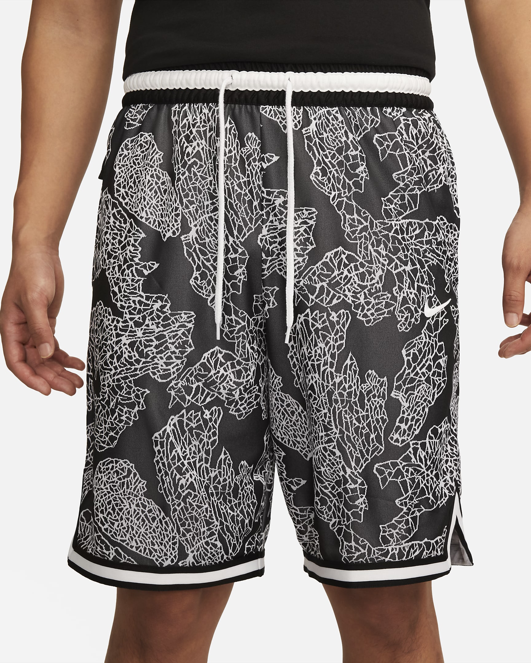 Nike Dri-FIT DNA Men's 10" Basketball Shorts - Black/White