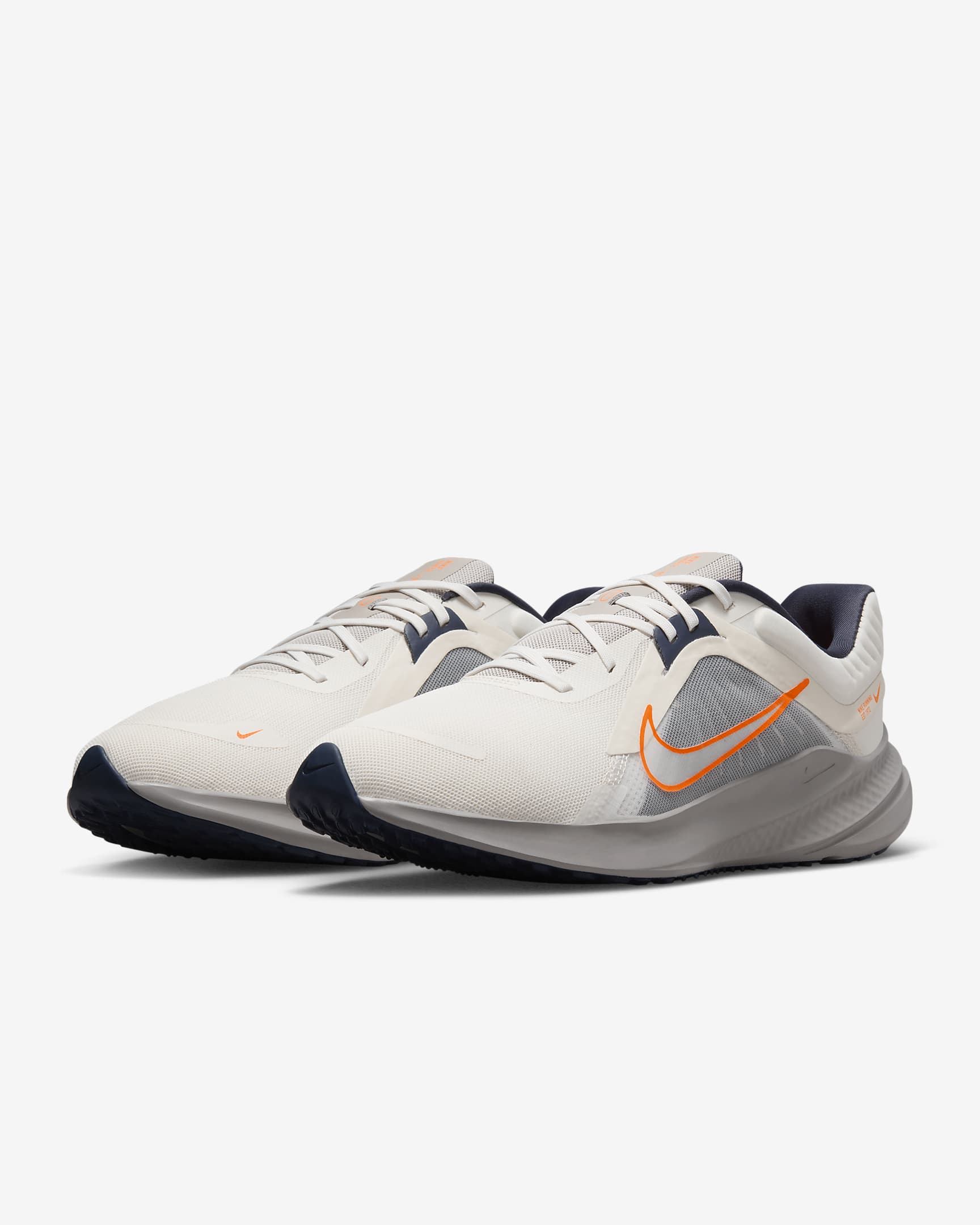 Nike Quest 5 Men's Road Running Shoes - Sail/Thunder Blue/Light Iron Ore/Total Orange