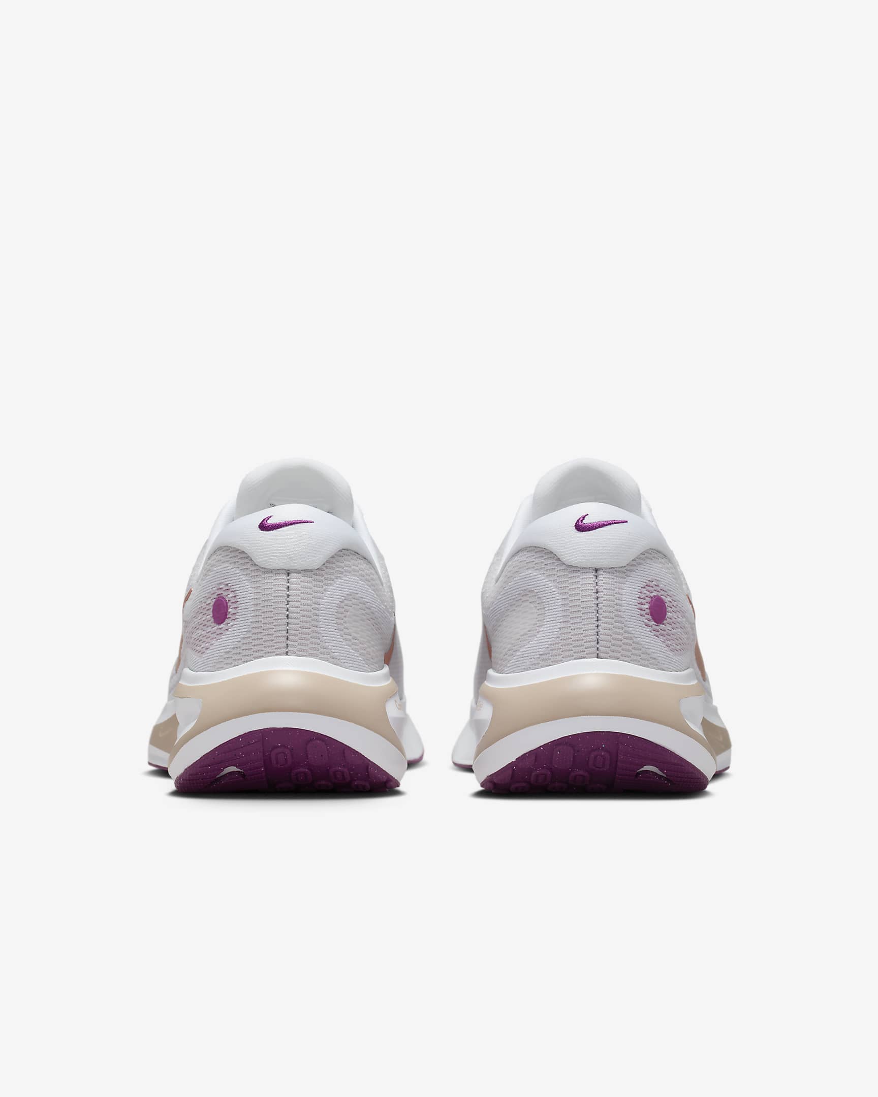 Nike Journey Run 女款路跑鞋 - 白色/Hot Fuchsia/Platinum Violet/Metallic Red Bronze