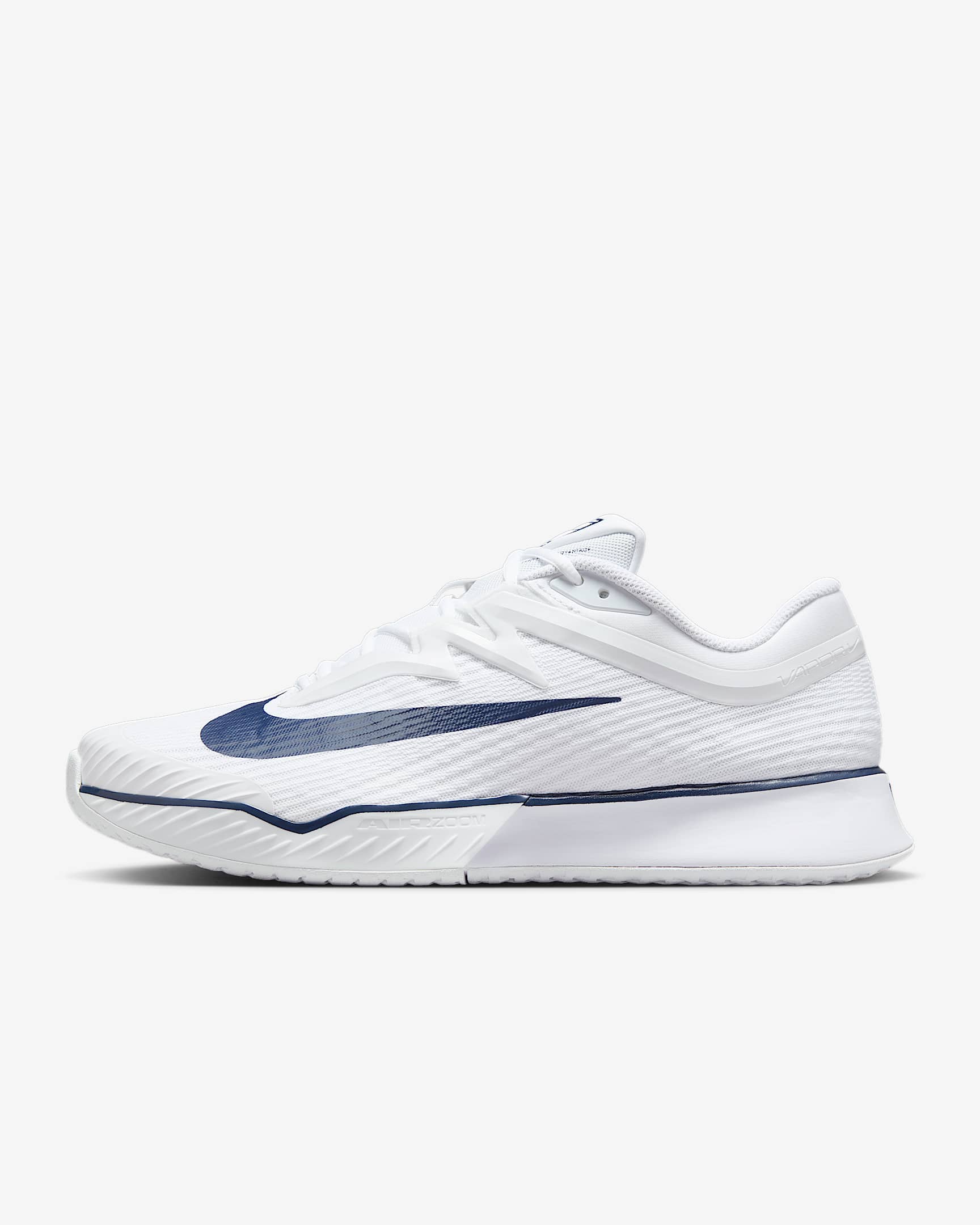 Tenis de tenis para cancha dura para hombre Nike Vapor Pro 3 Premium - Blanco/Azul marino medianoche/Azul marino medianoche