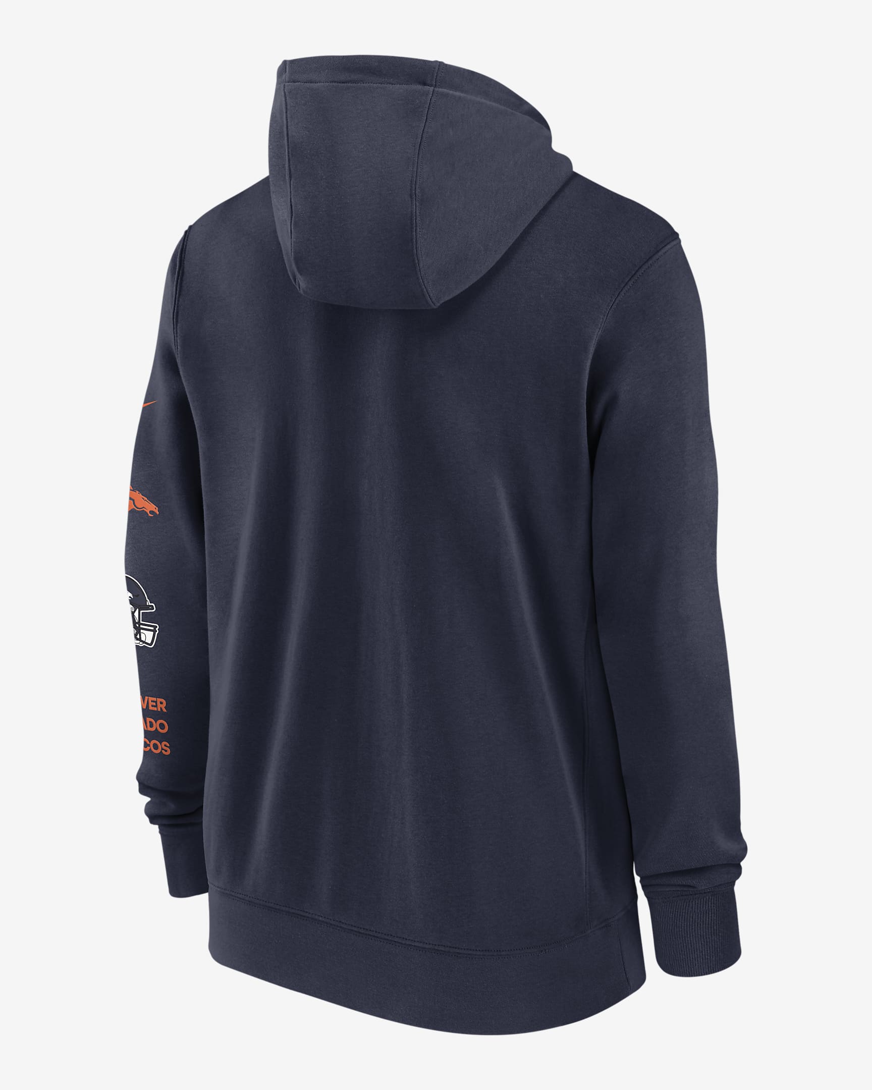 Sudadera con gorro Nike de la NFL de cierre completo para hombre Denver