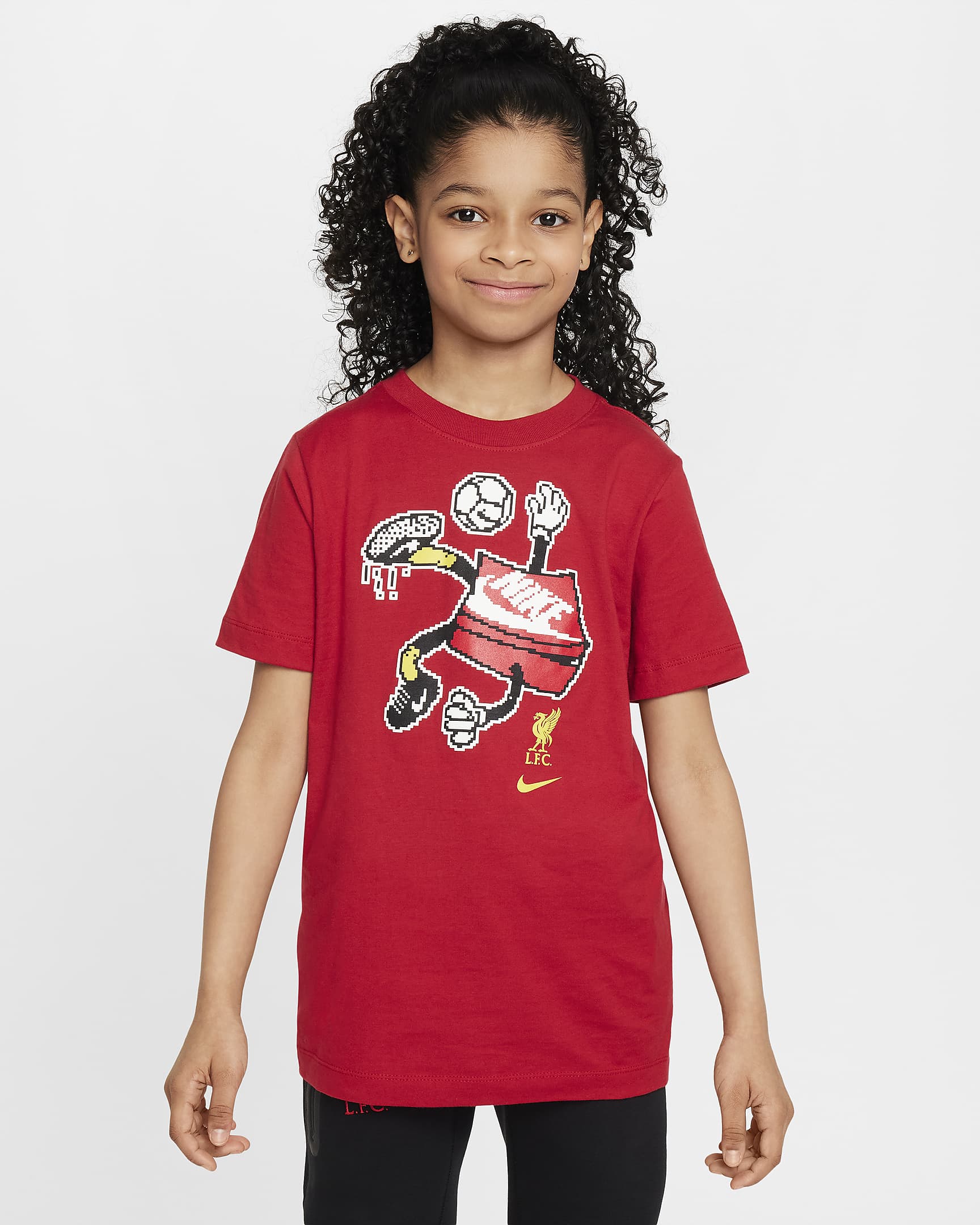 Liverpool FC Big Kids' Nike Soccer T-Shirt - Gym Red